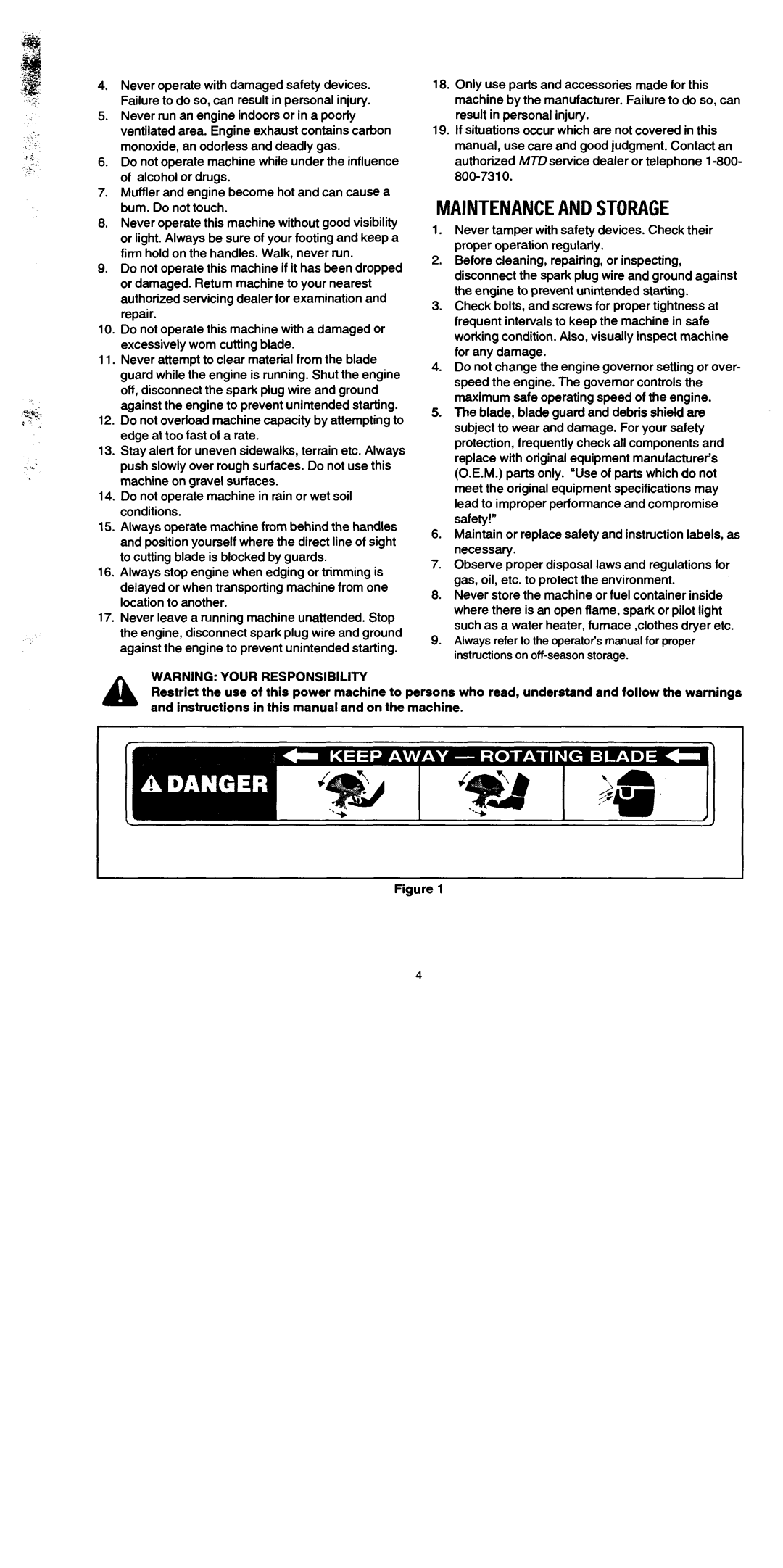 Troy-Bilt 592 manual 