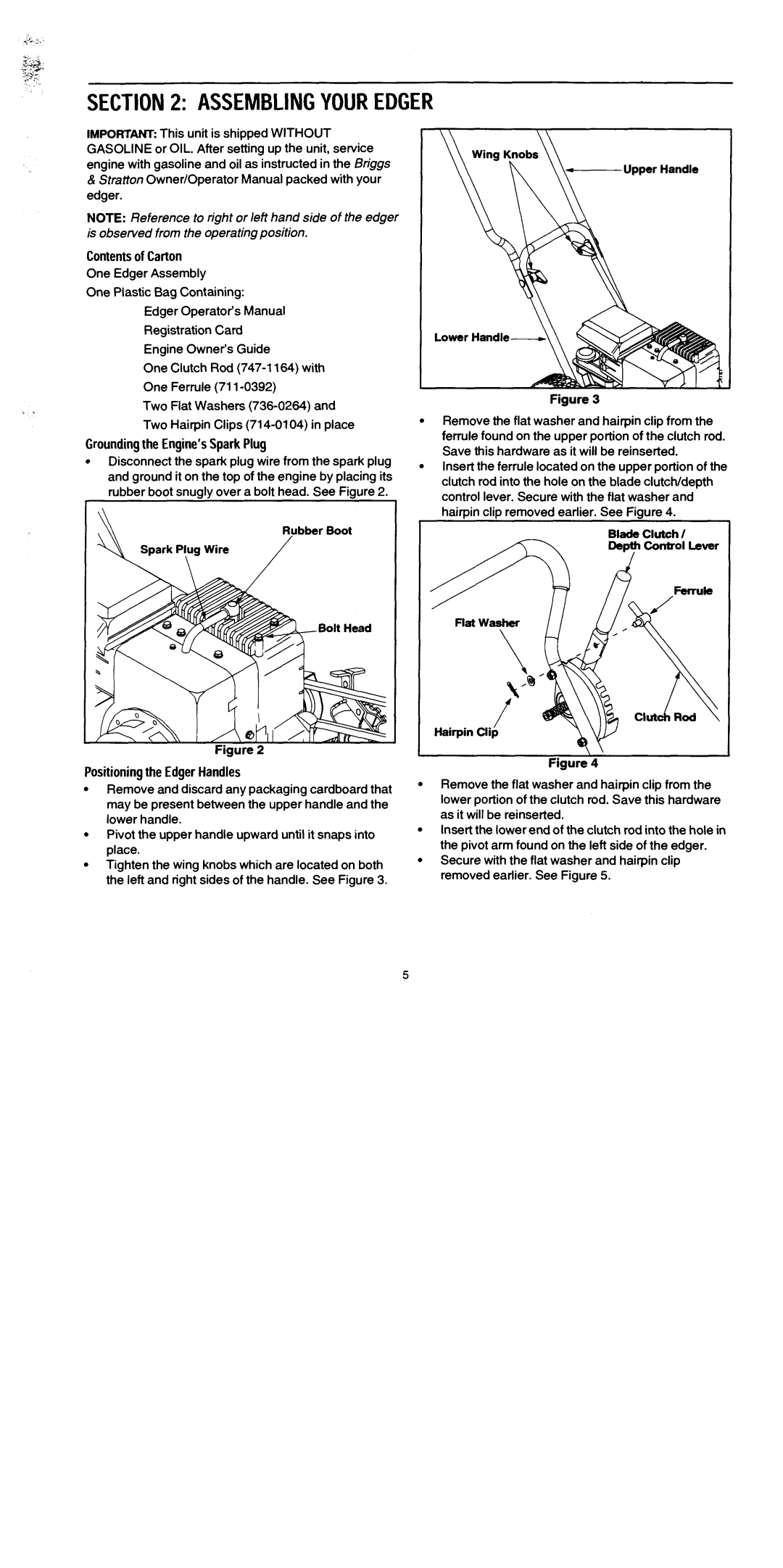 Troy-Bilt 592 manual 