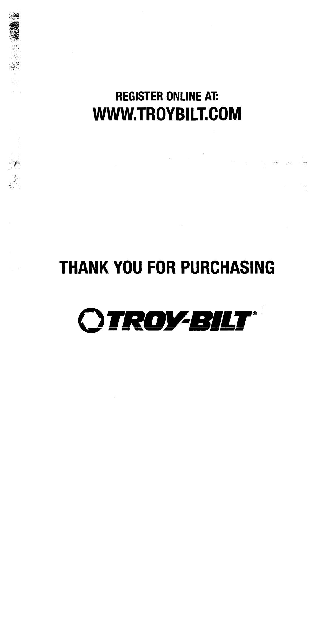 Troy-Bilt 592 manual 