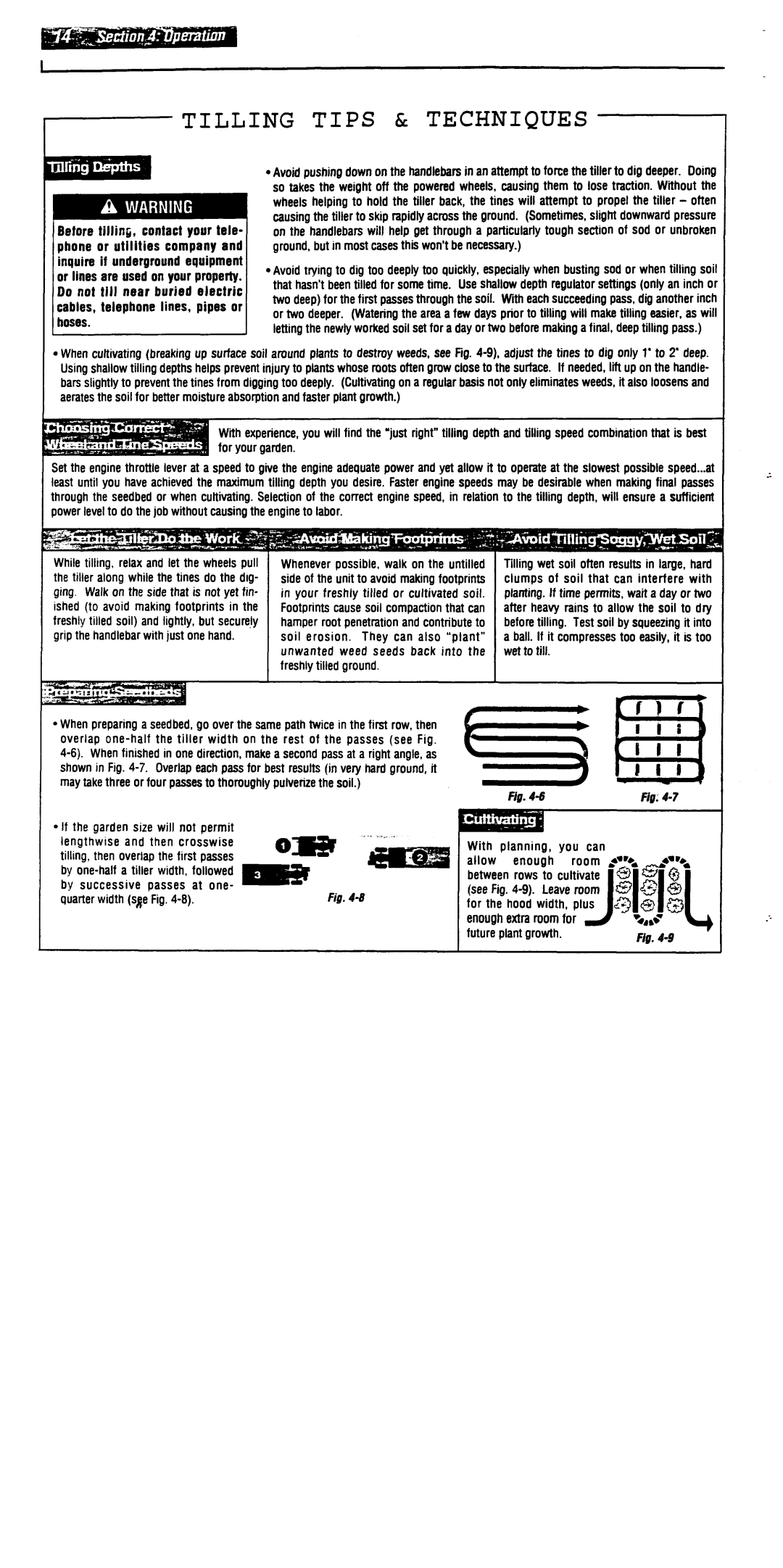 Troy-Bilt 630B - Tuffy, 634B - Super Bronco, 634F - Bronco manual 