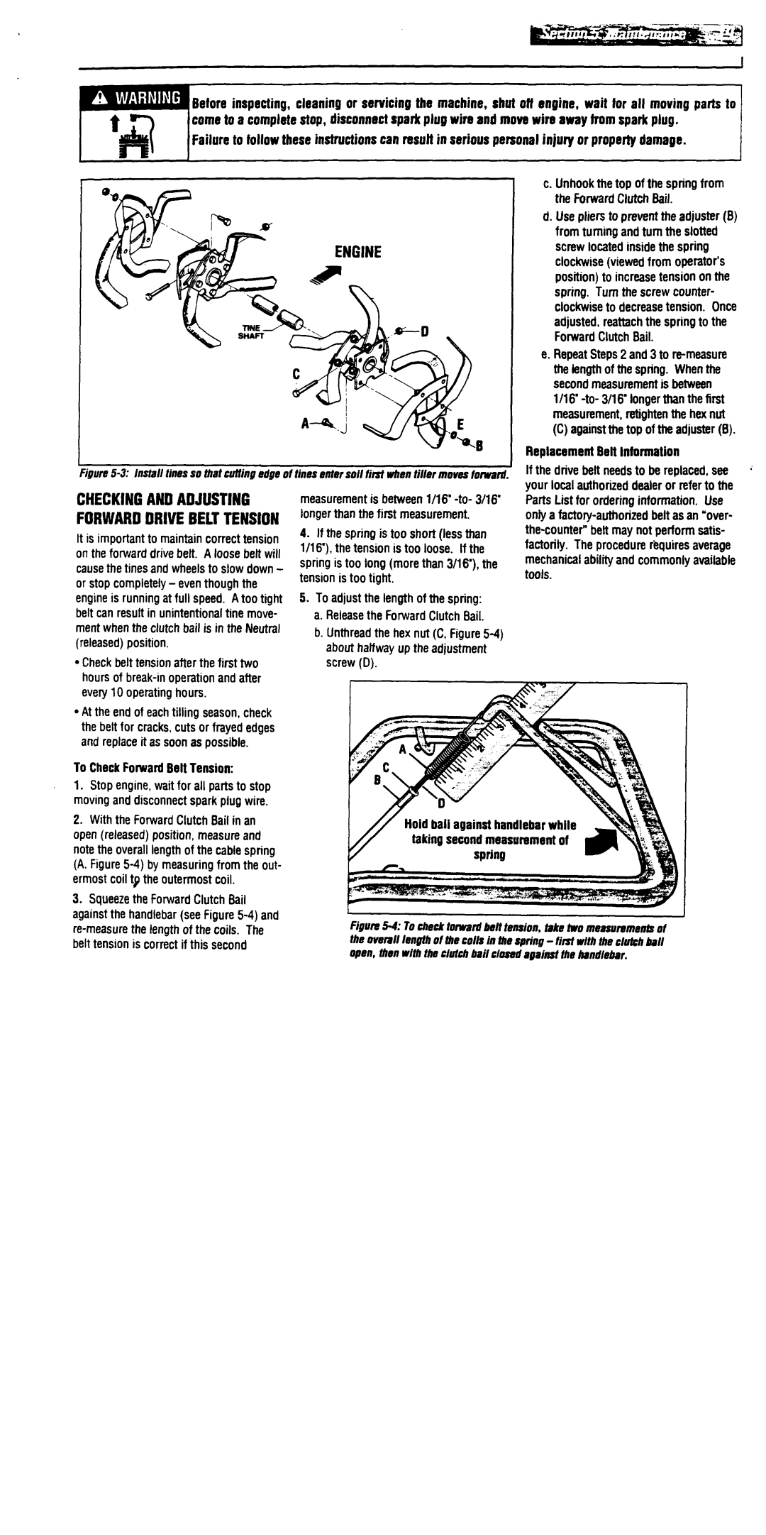 Troy-Bilt 634F - Bronco, 634B - Super Bronco, 630B - Tuffy manual 