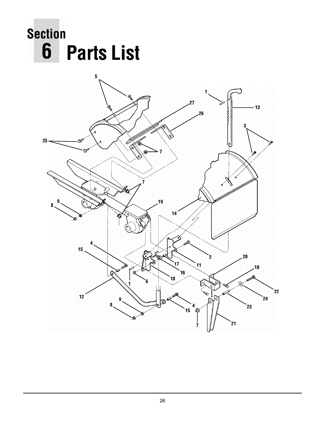 Troy-Bilt 644HMBRONCO, 645AMBRONCO manual PartsList 