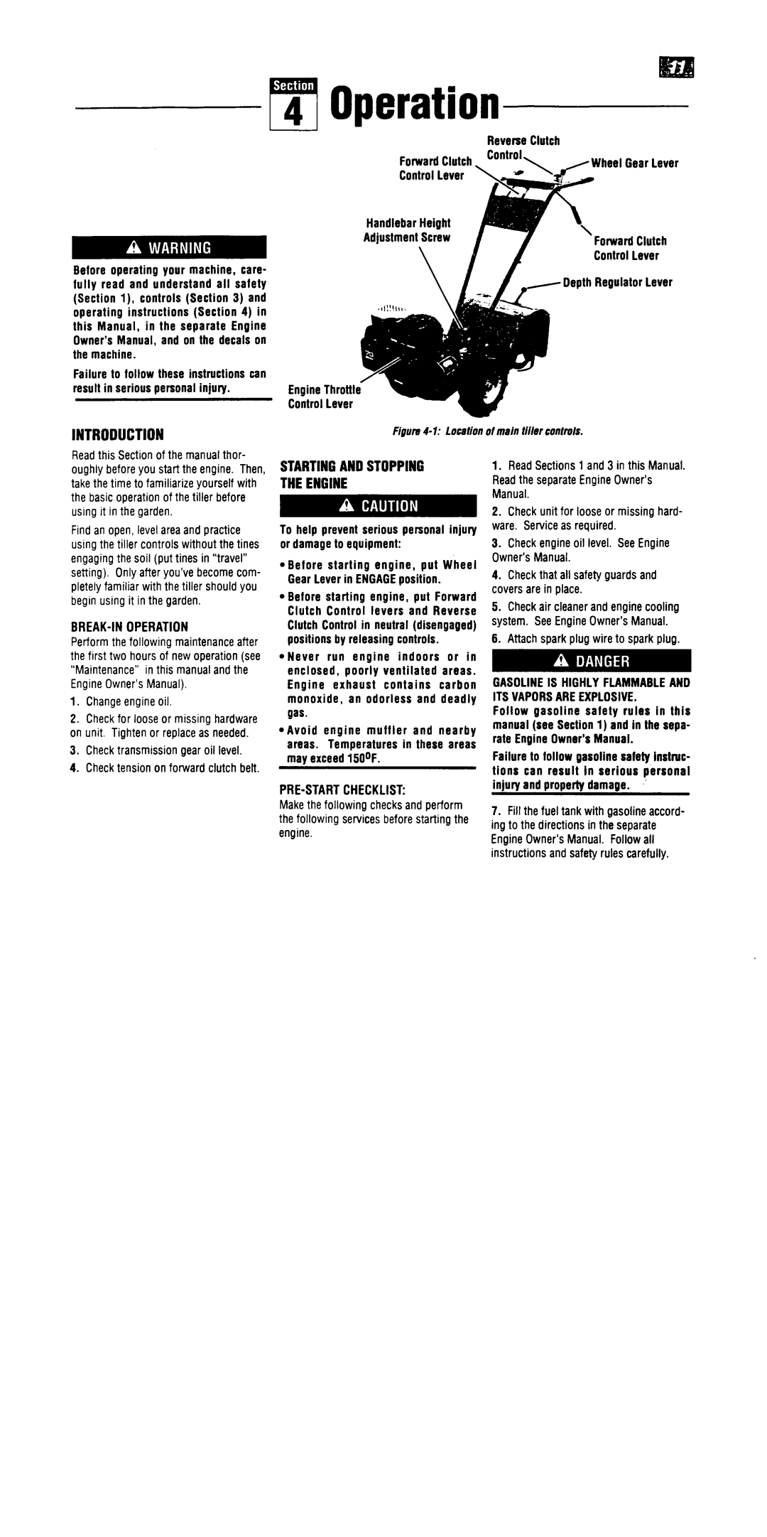 Troy-Bilt 664D manual 