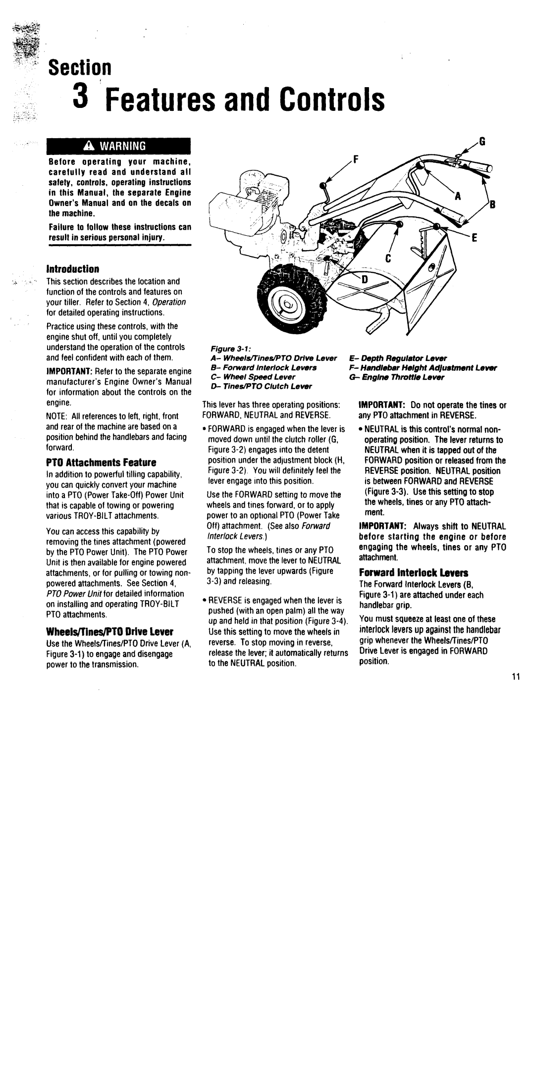 Troy-Bilt E682L, 682J, E686N manual 