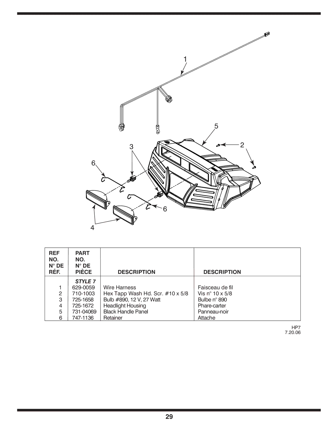 Troy-Bilt 769-03253 warranty Style 