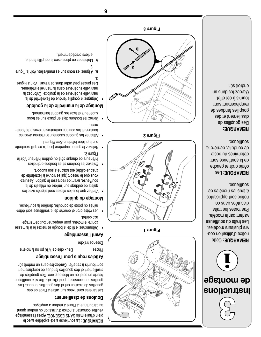 Troy-Bilt 769-03253 warranty Les Remarque, Cette Remarque 