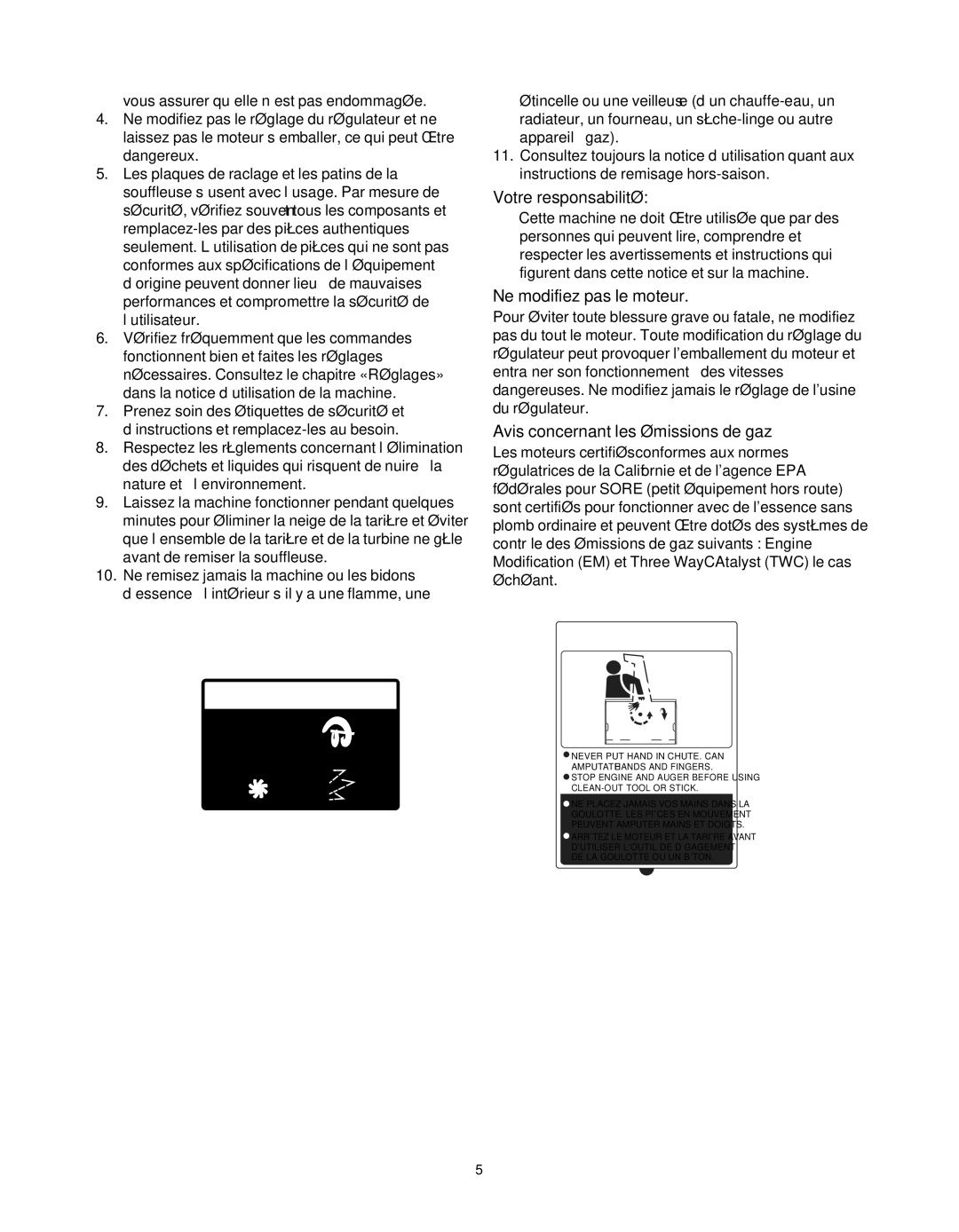 Troy-Bilt 772C0767 manual Échéant 