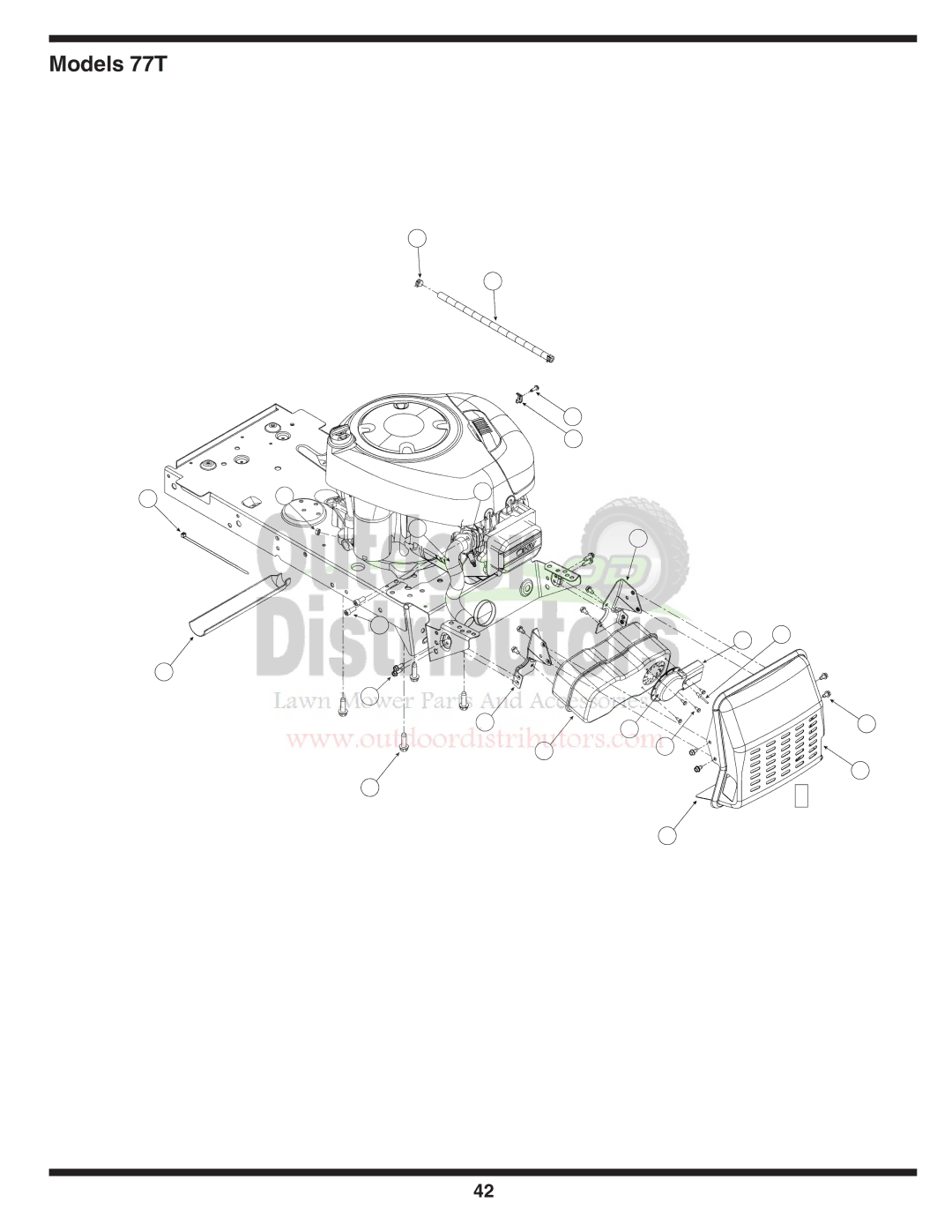 Troy-Bilt 77T warranty 2317 194 