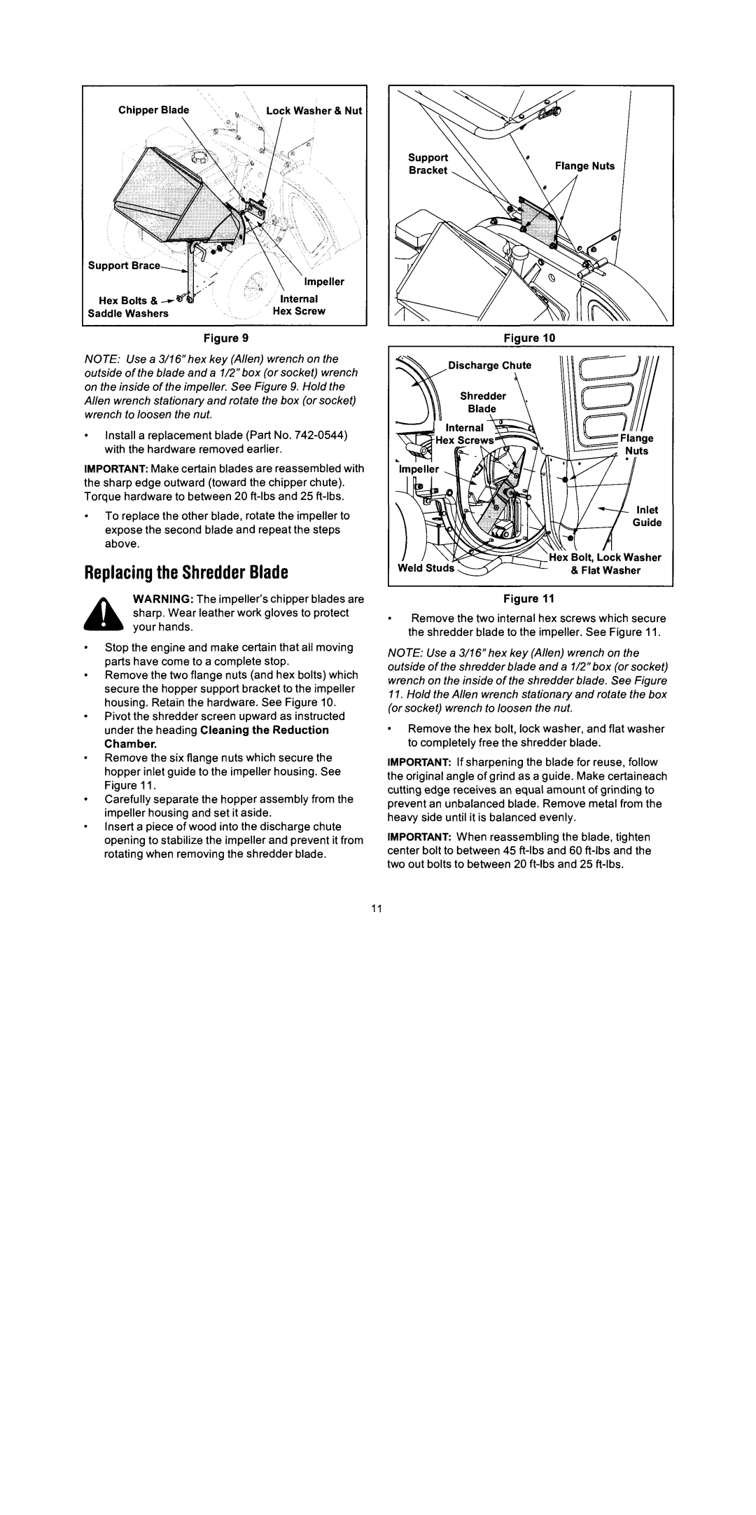 Troy-Bilt CS4210, CS4265 manual 