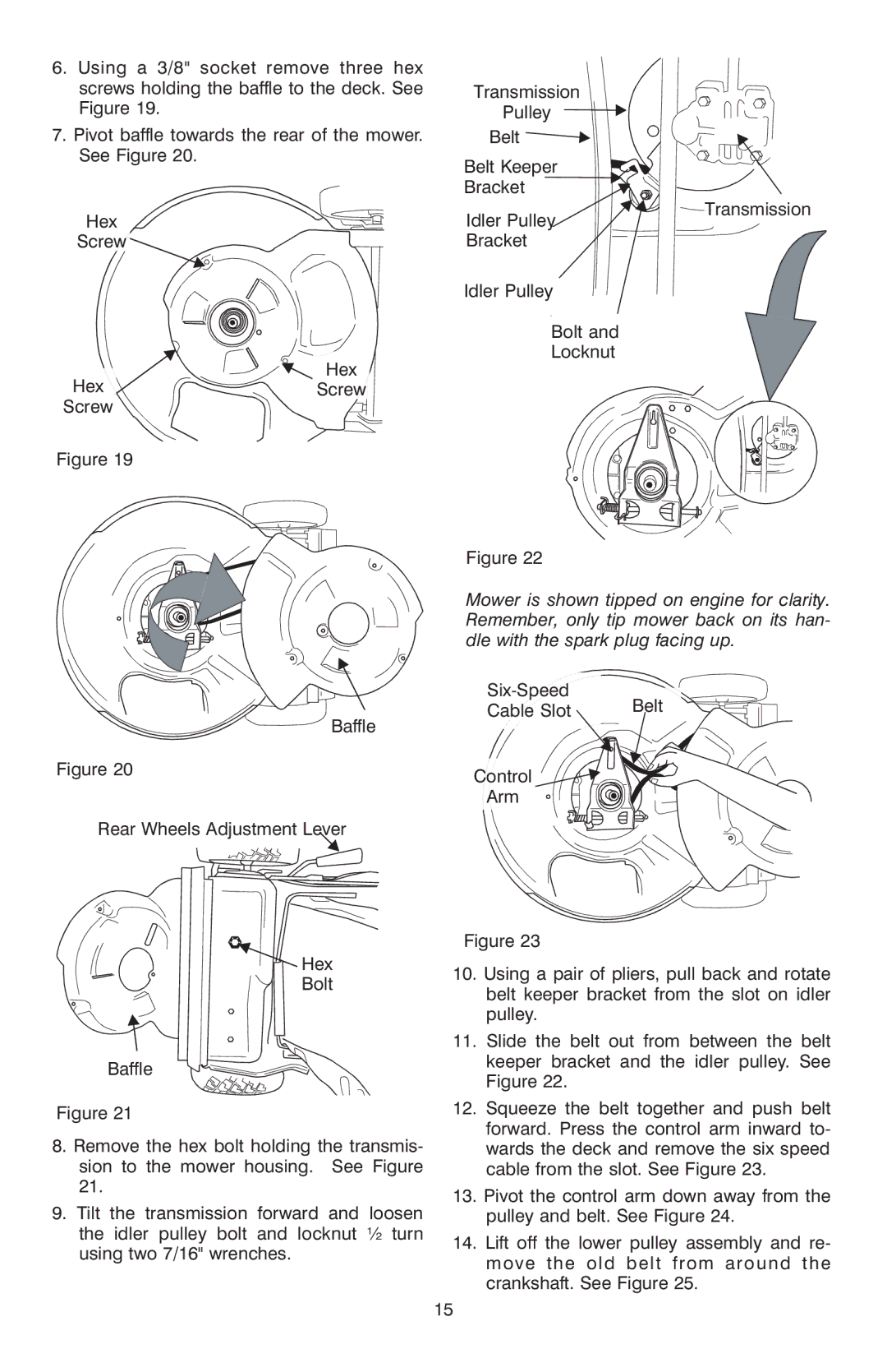 Troy-Bilt OG-4904 manual Hex 