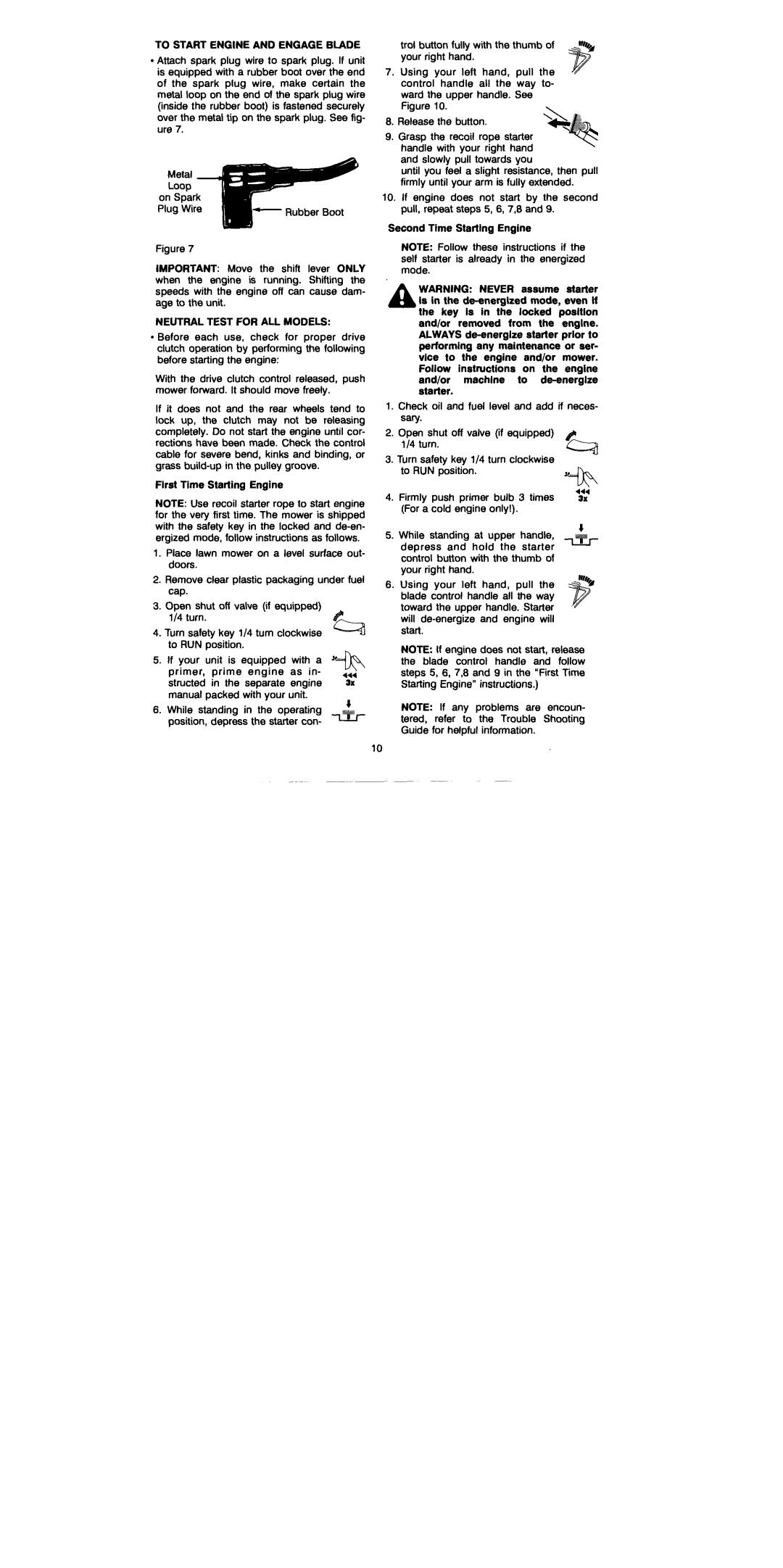 Troy-Bilt T-976 manual 