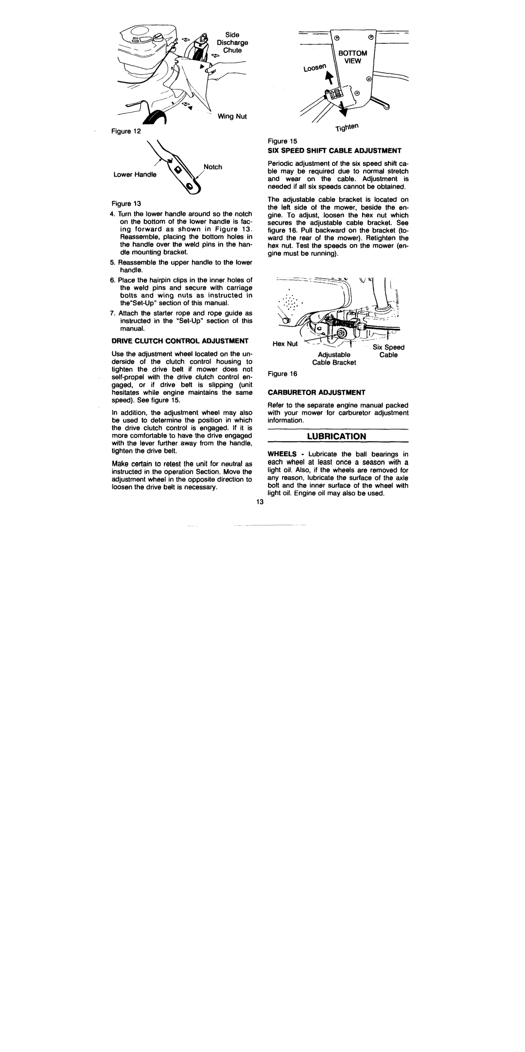 Troy-Bilt T-976 manual 