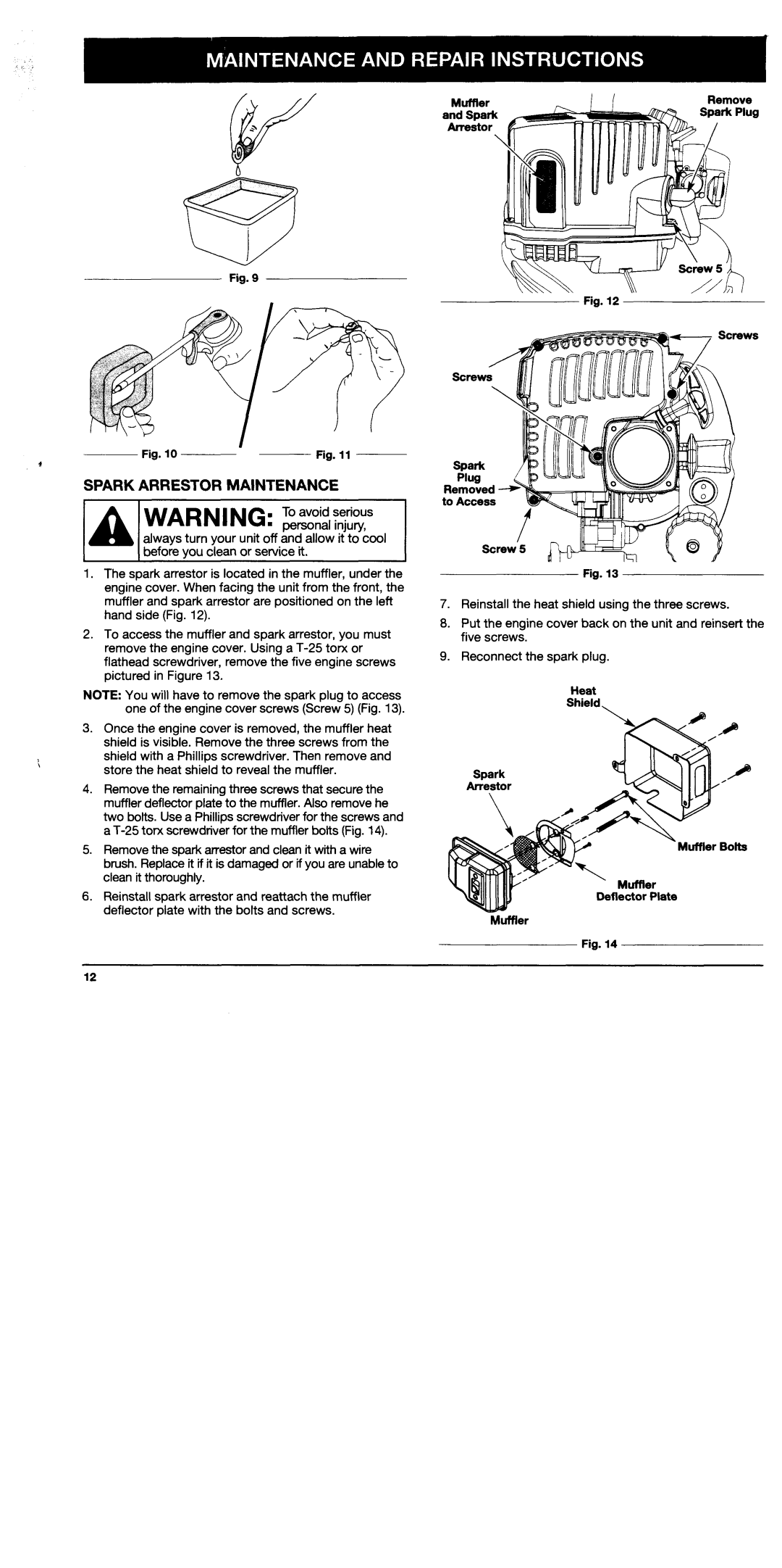 Troy-Bilt TB250B manual 