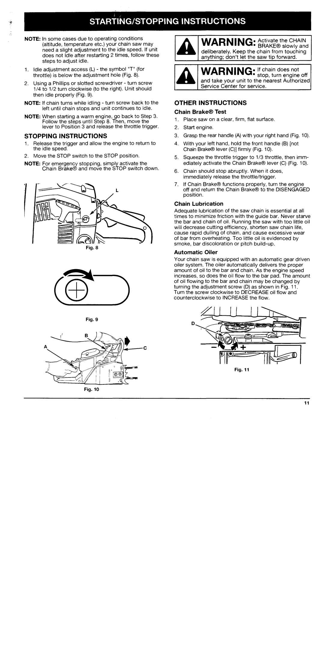 Troy-Bilt TB4920CC, TB4620CC manual 