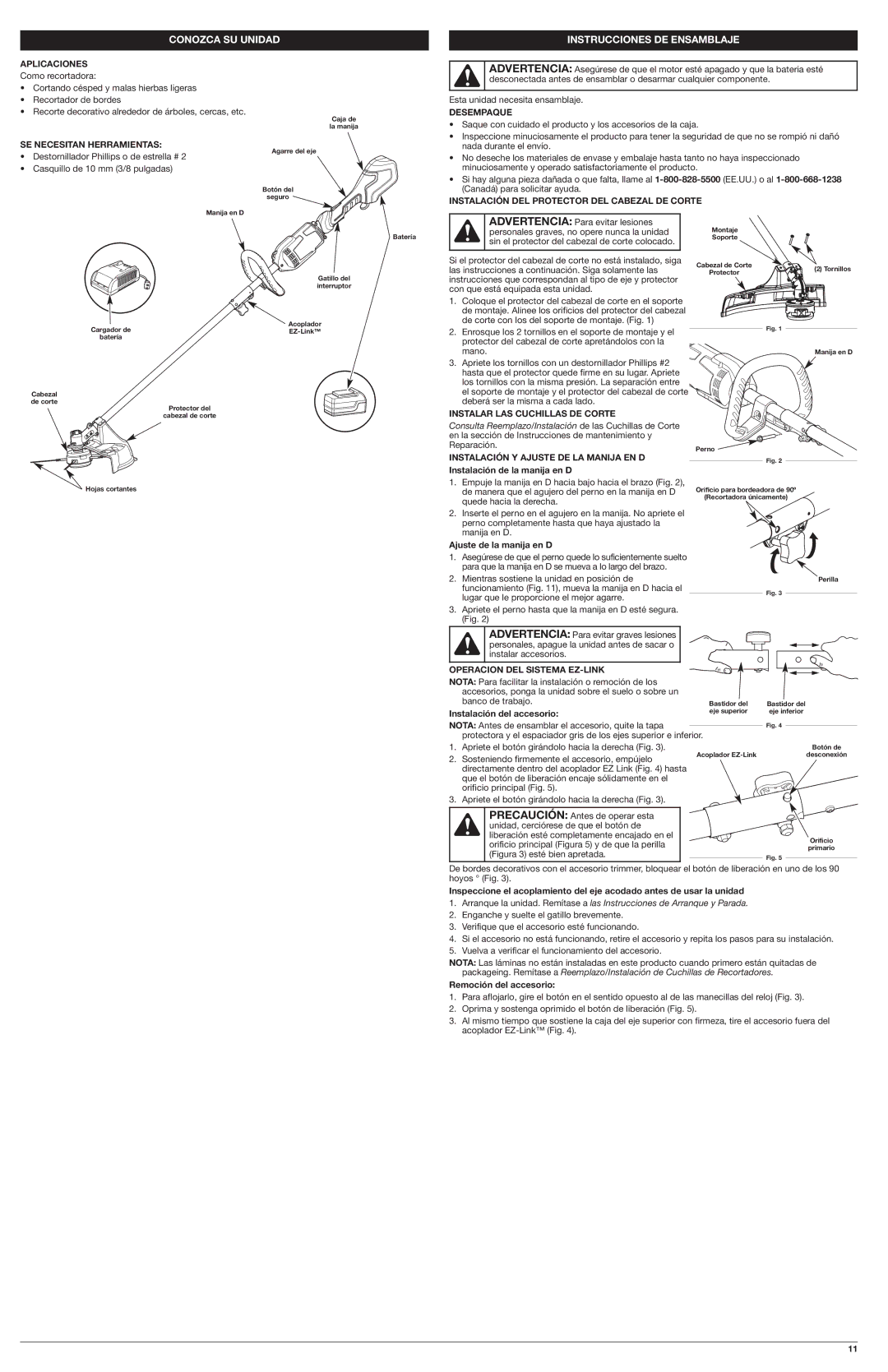 Troy-Bilt TB60AF important safety instructions Conozca SU Unidad, Instrucciones DE Ensamblaje 