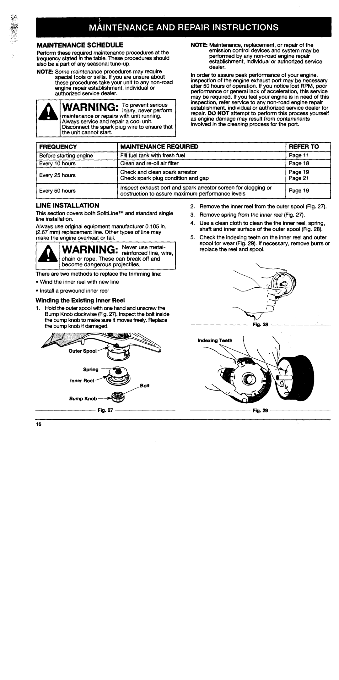 Troy-Bilt TB90BC manual 