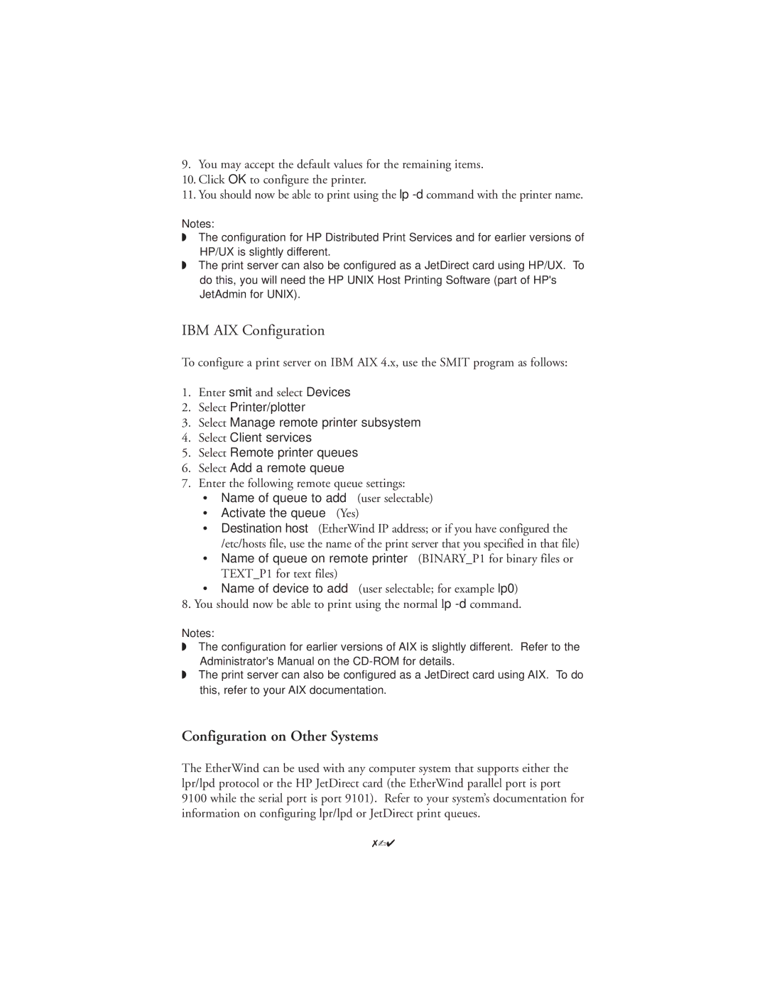 TROY Group 802.11b manual Configuration on Other Systems, Name of queue to add user selectable Activate the queue Yes 