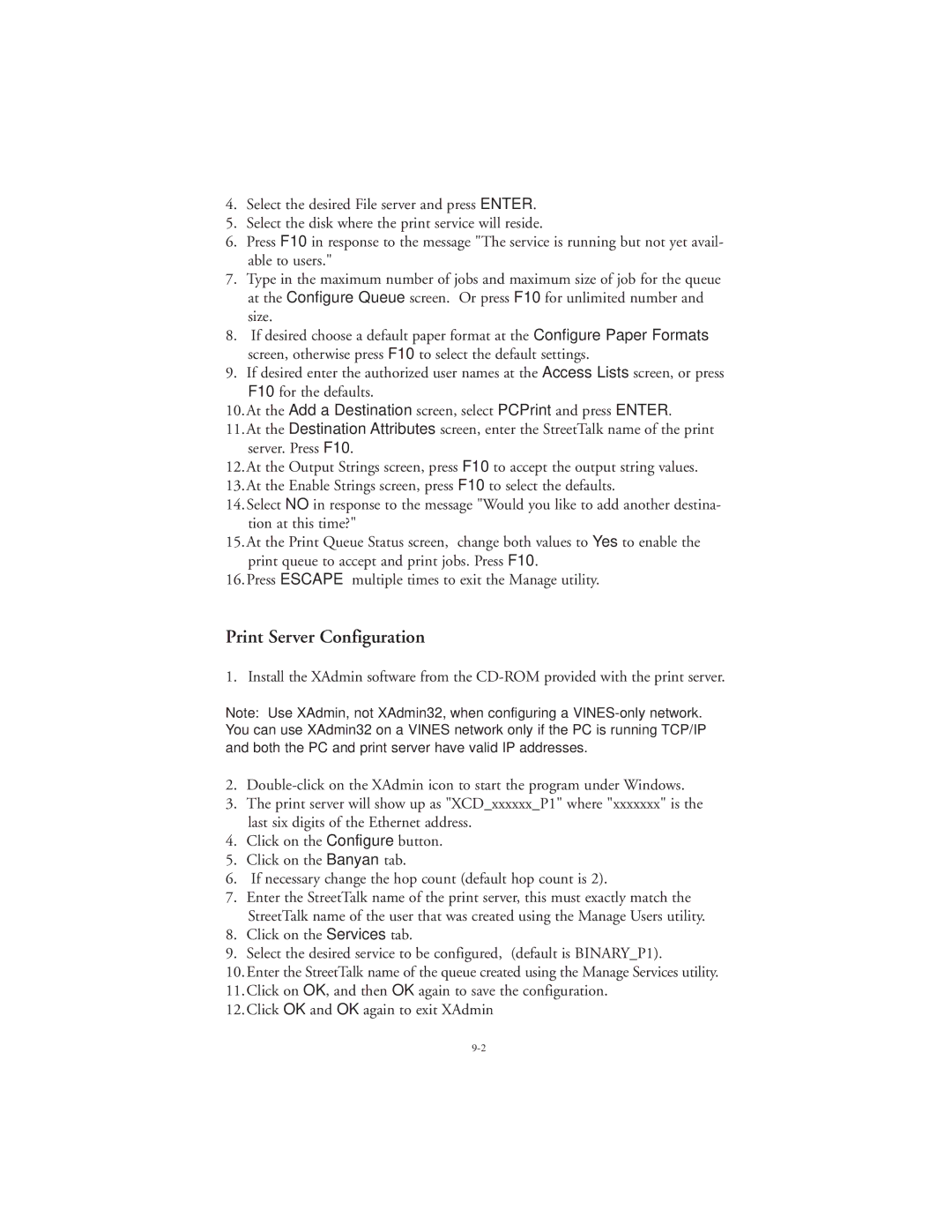 TROY Group 802.11b manual Print Server Configuration 