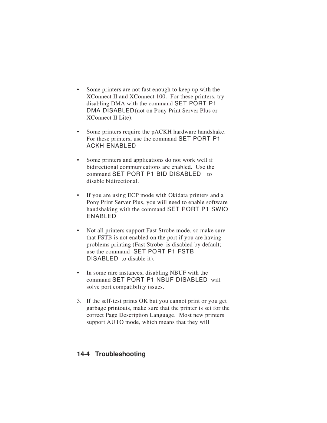 TROY Group MAN-EXT2000 manual Troubleshooting 