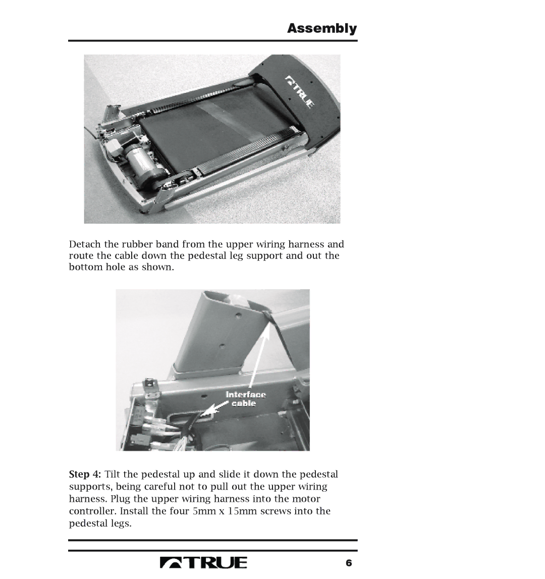 True Fitness 400 Series manual Assembly 