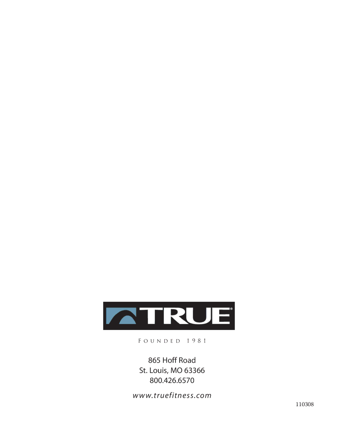 True Fitness CS1.0 manual W.truefitness.com 