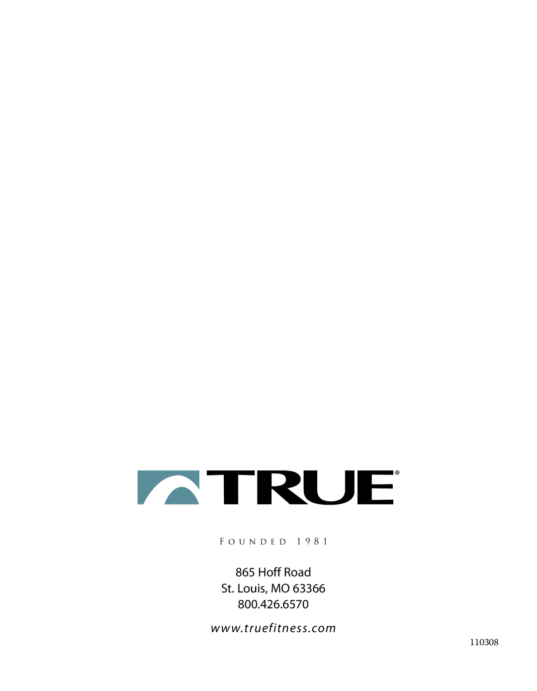 True Fitness Cs5.0, Cs3.0 manual W.truefitness.com 