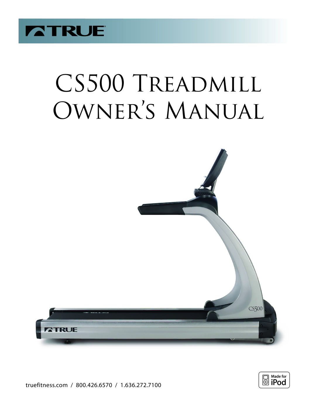 True Fitness CS500 manual 