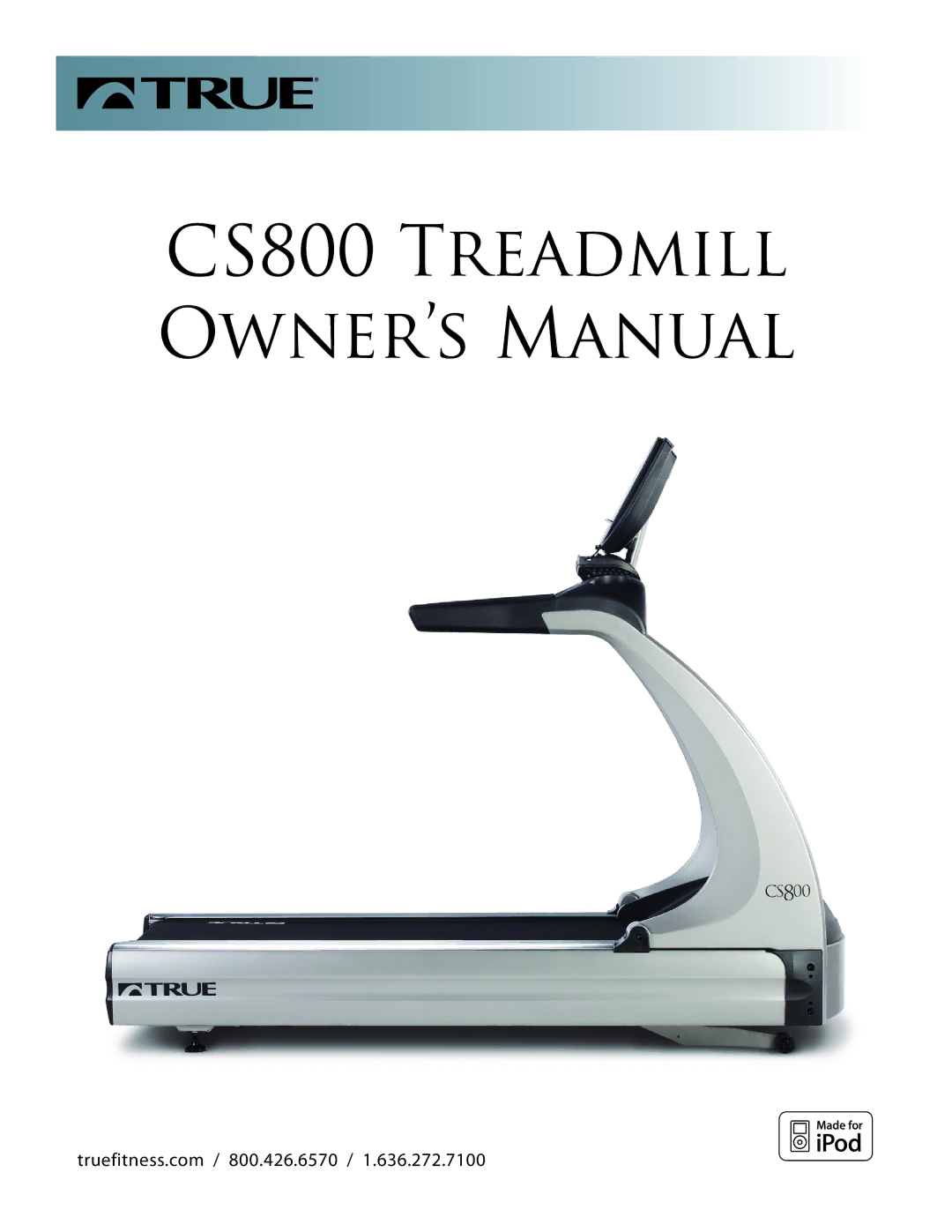 True Fitness CS800 manual 