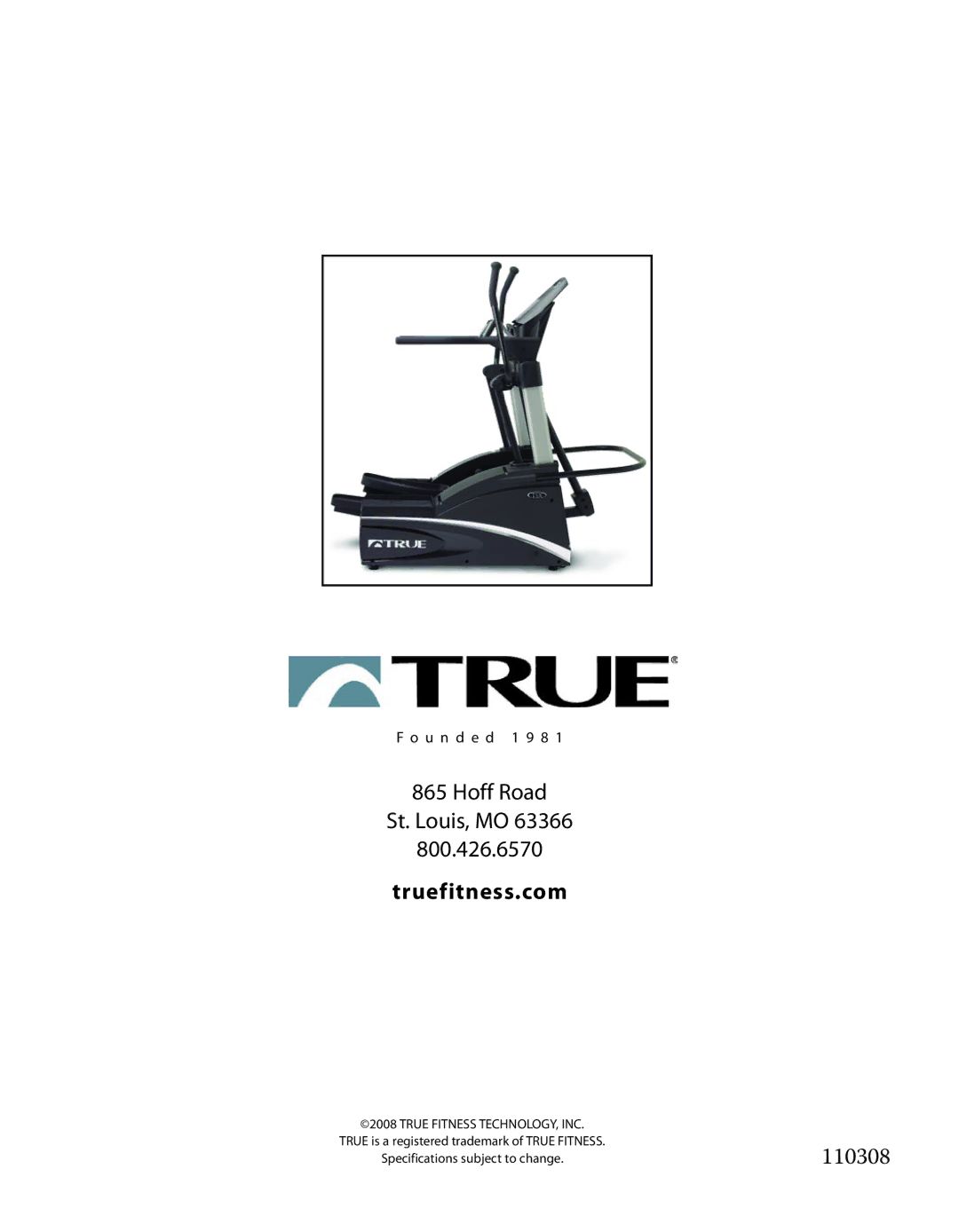 True Fitness ESX, TSXa manual Truefitness.com 