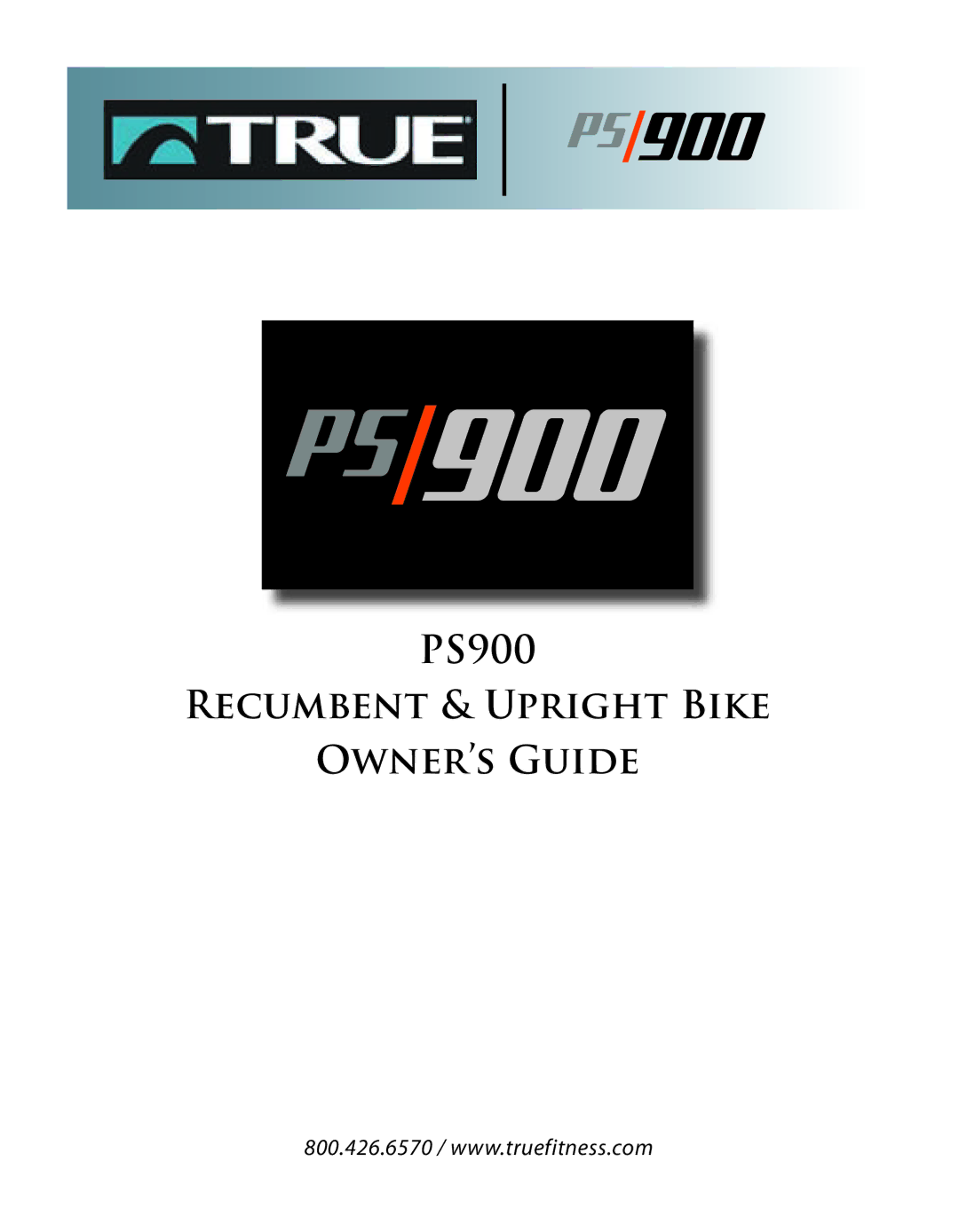 True Fitness PS900 manual 