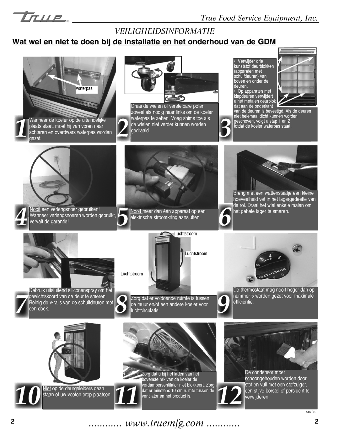 True Manufacturing Company GDM-49, GDM-23, GDM-69 manual Level 