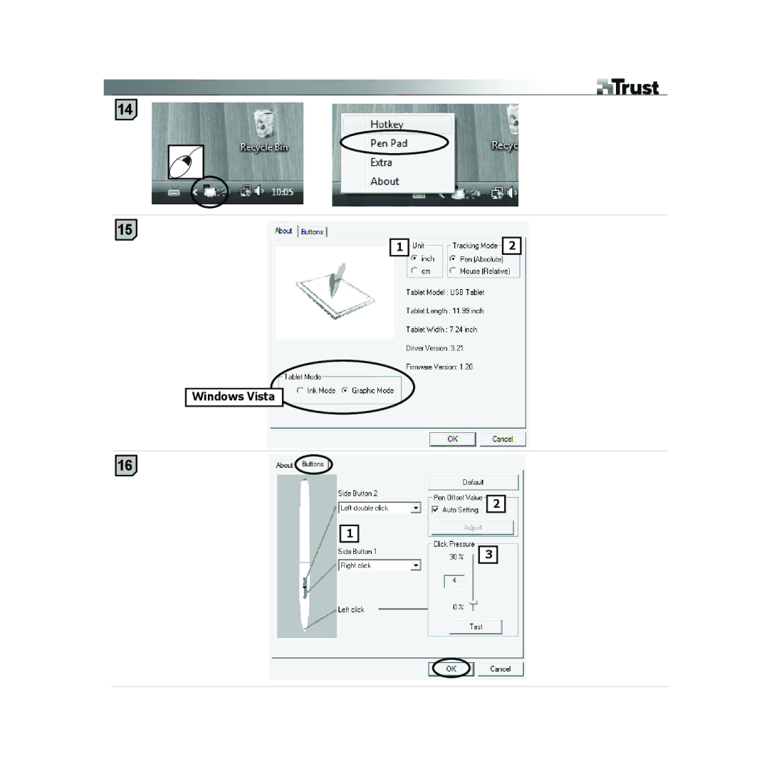 Trust Computer Products 15694 manual Windows Vista 