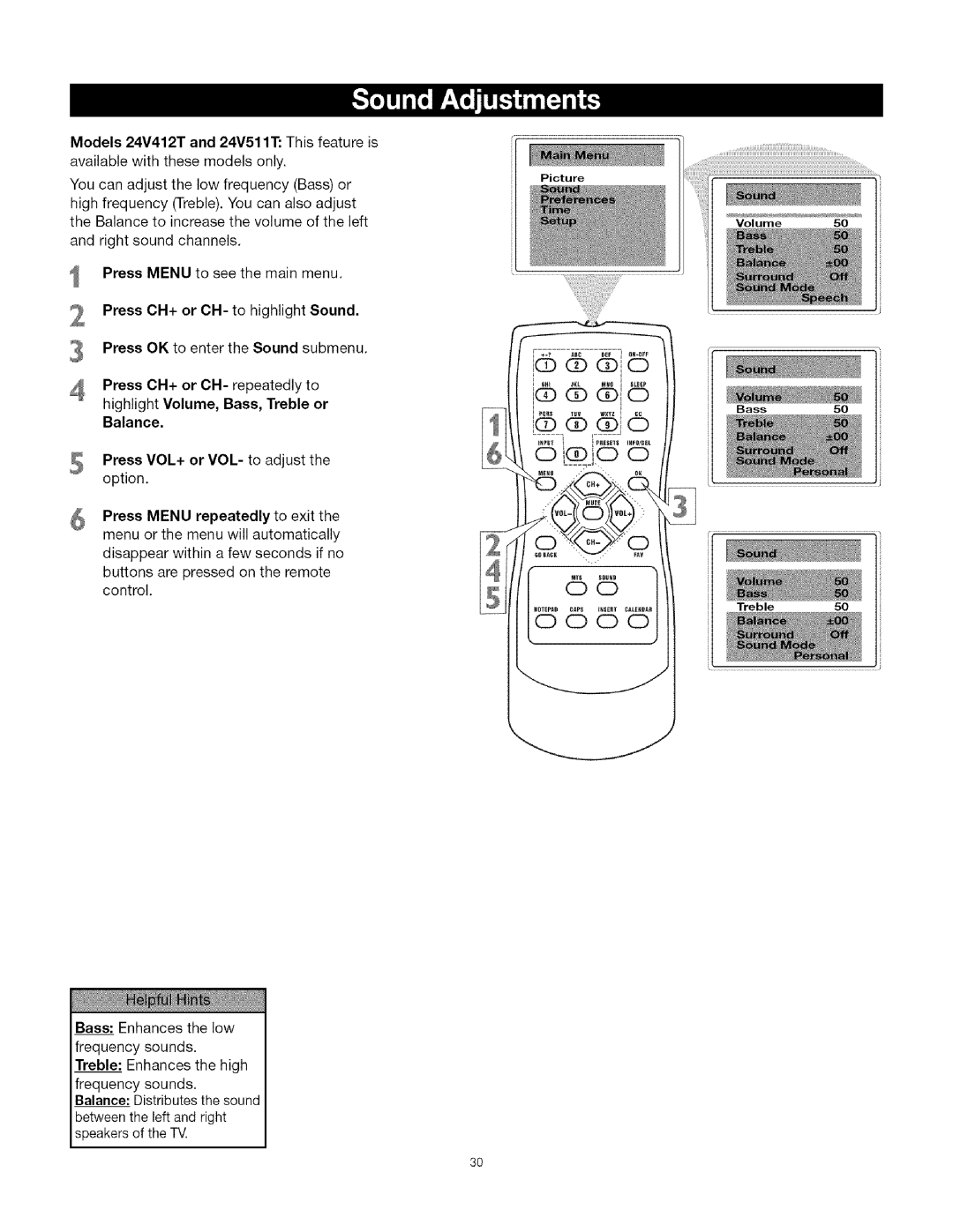 TTE Technology CRT Television manual Picture Volume50 