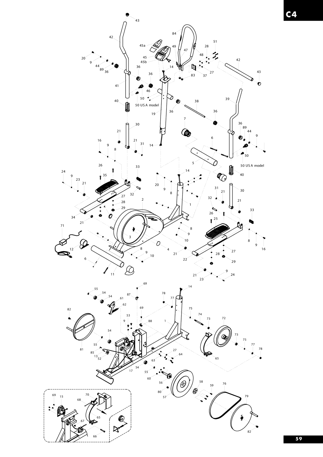 Tunturi C4 owner manual 45a 