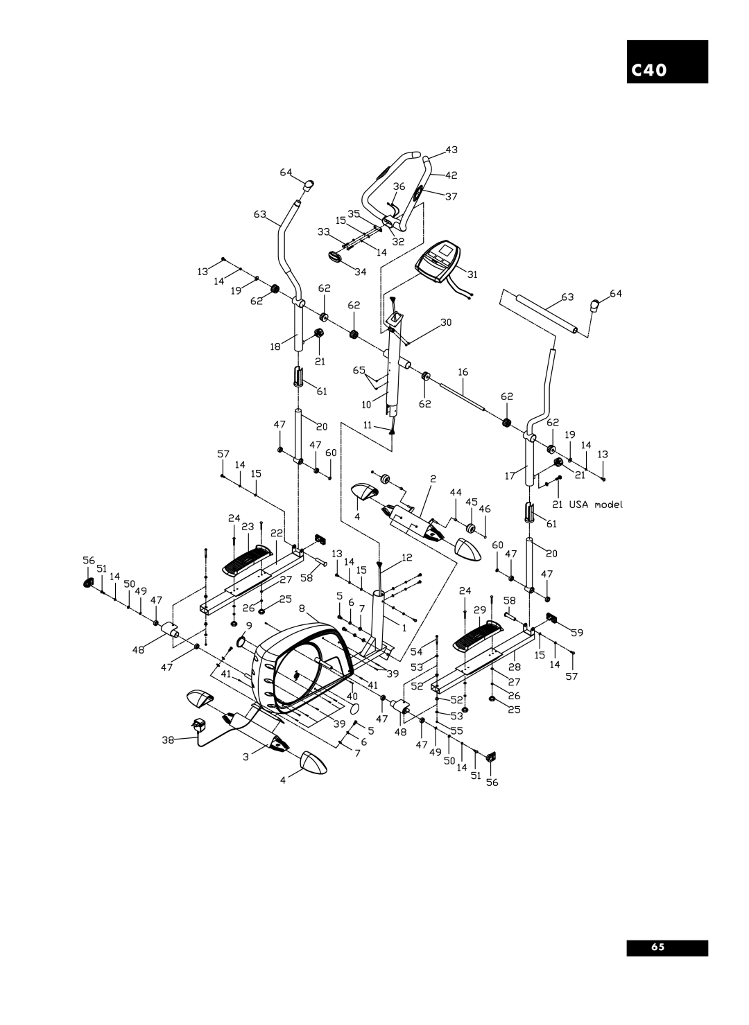 Tunturi C40 owner manual 