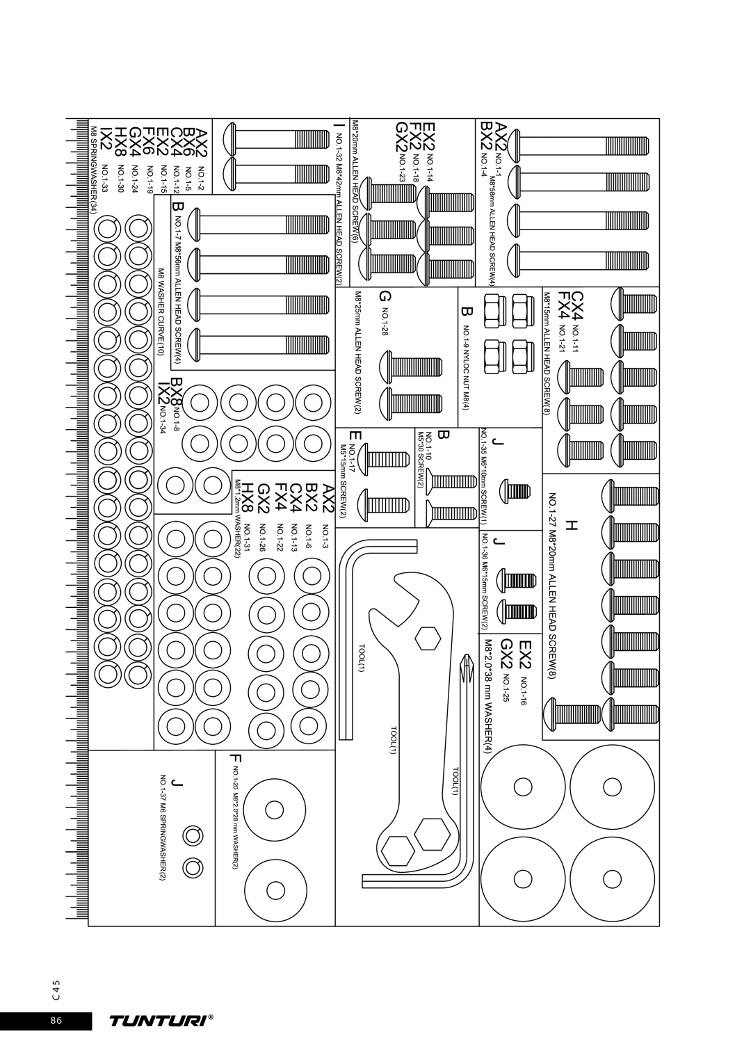 Tunturi C45 owner manual 