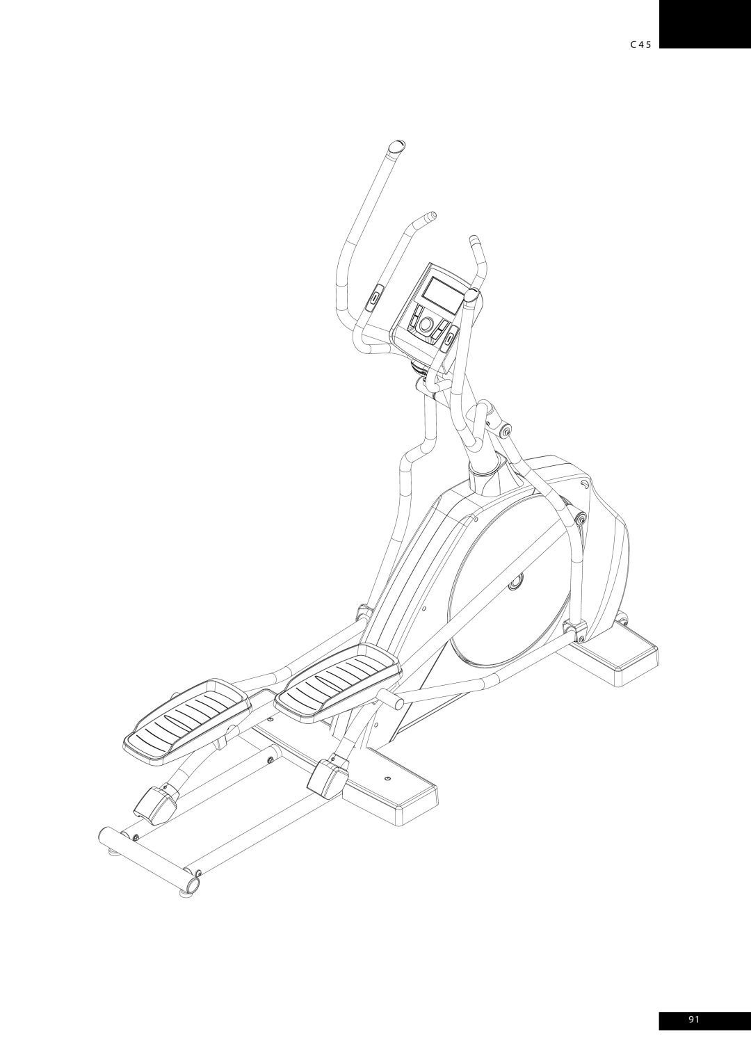 Tunturi C45 owner manual 