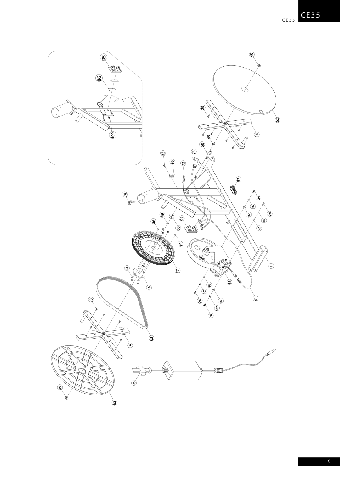 Tunturi CE35 owner manual 109 