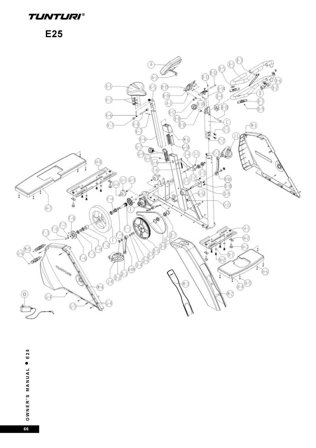 Tunturi E25 owner manual 