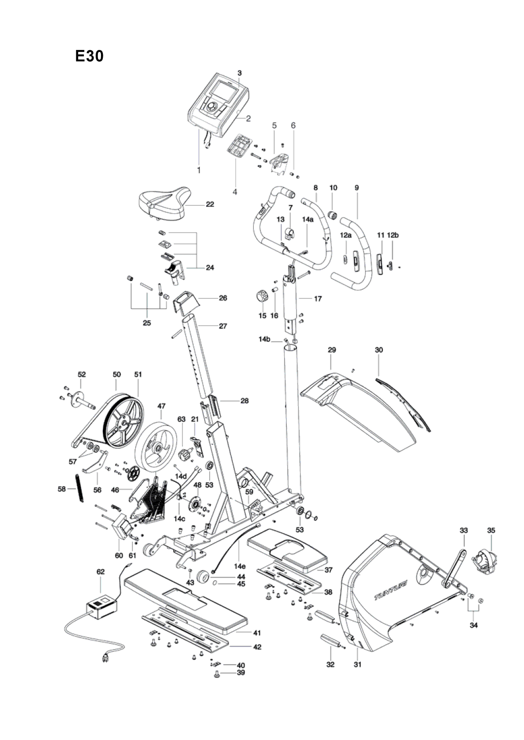 Tunturi E30 owner manual 