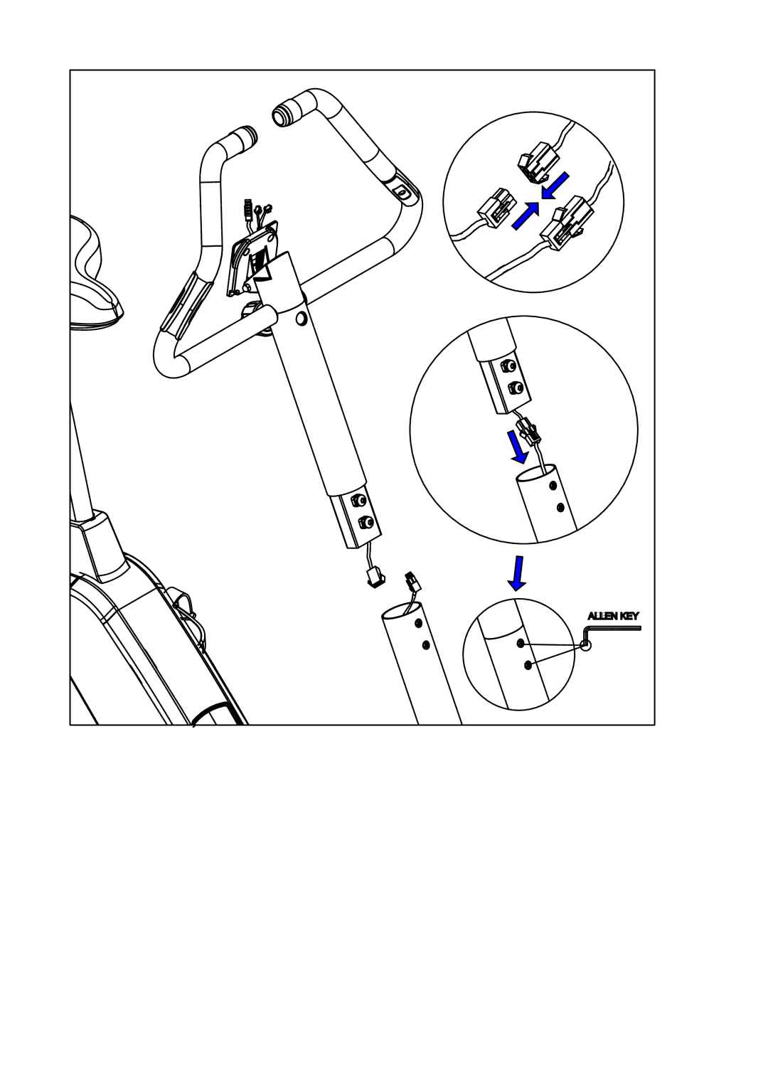 Tunturi E30L owner manual Allen KEY 