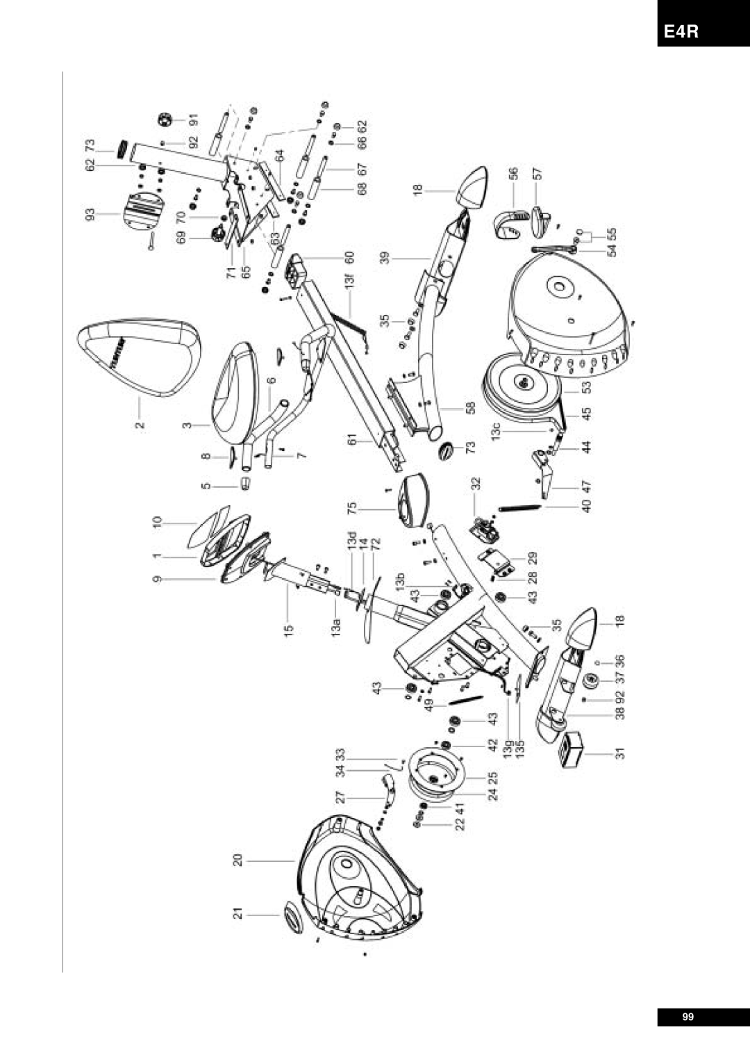 Tunturi E4R owner manual 