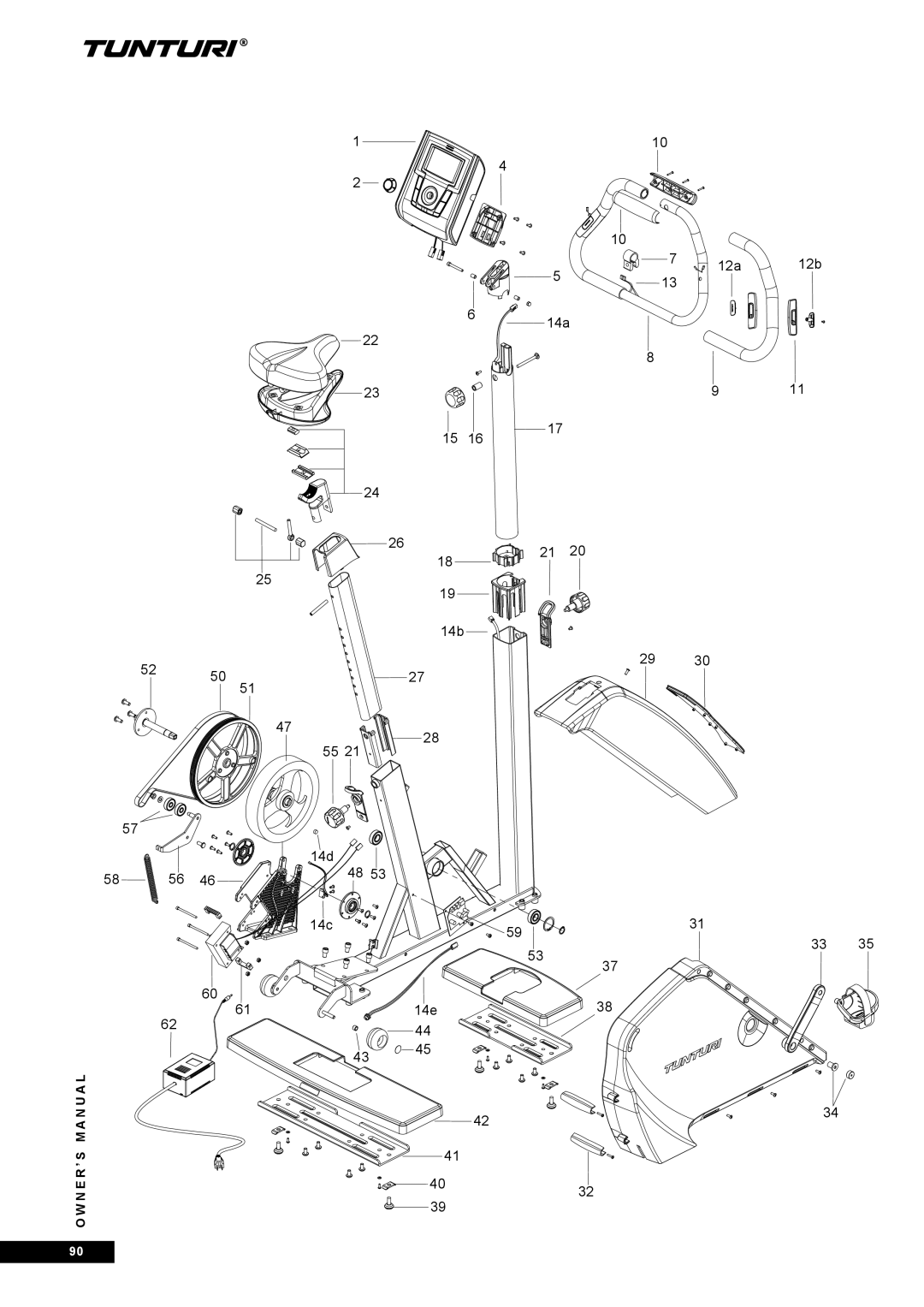 Tunturi E60 owner manual 12a 