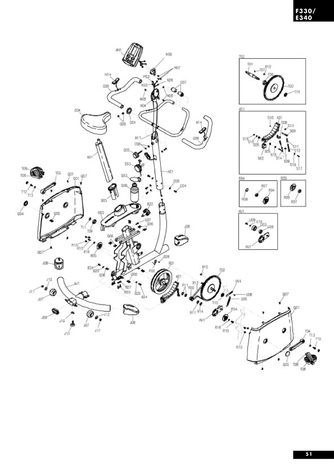 Tunturi owner manual F330 E340 