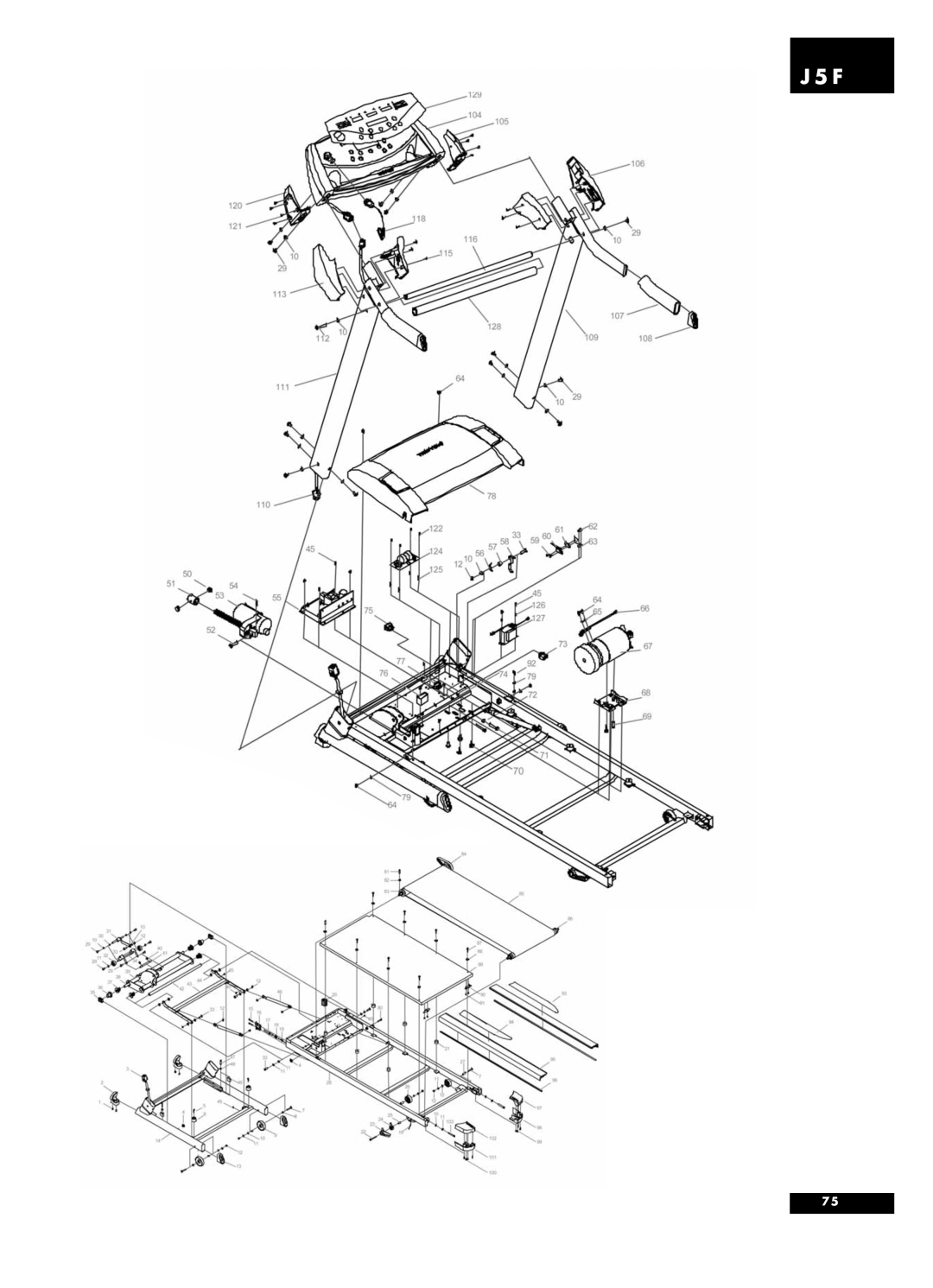 Tunturi J5F, J4F owner manual 