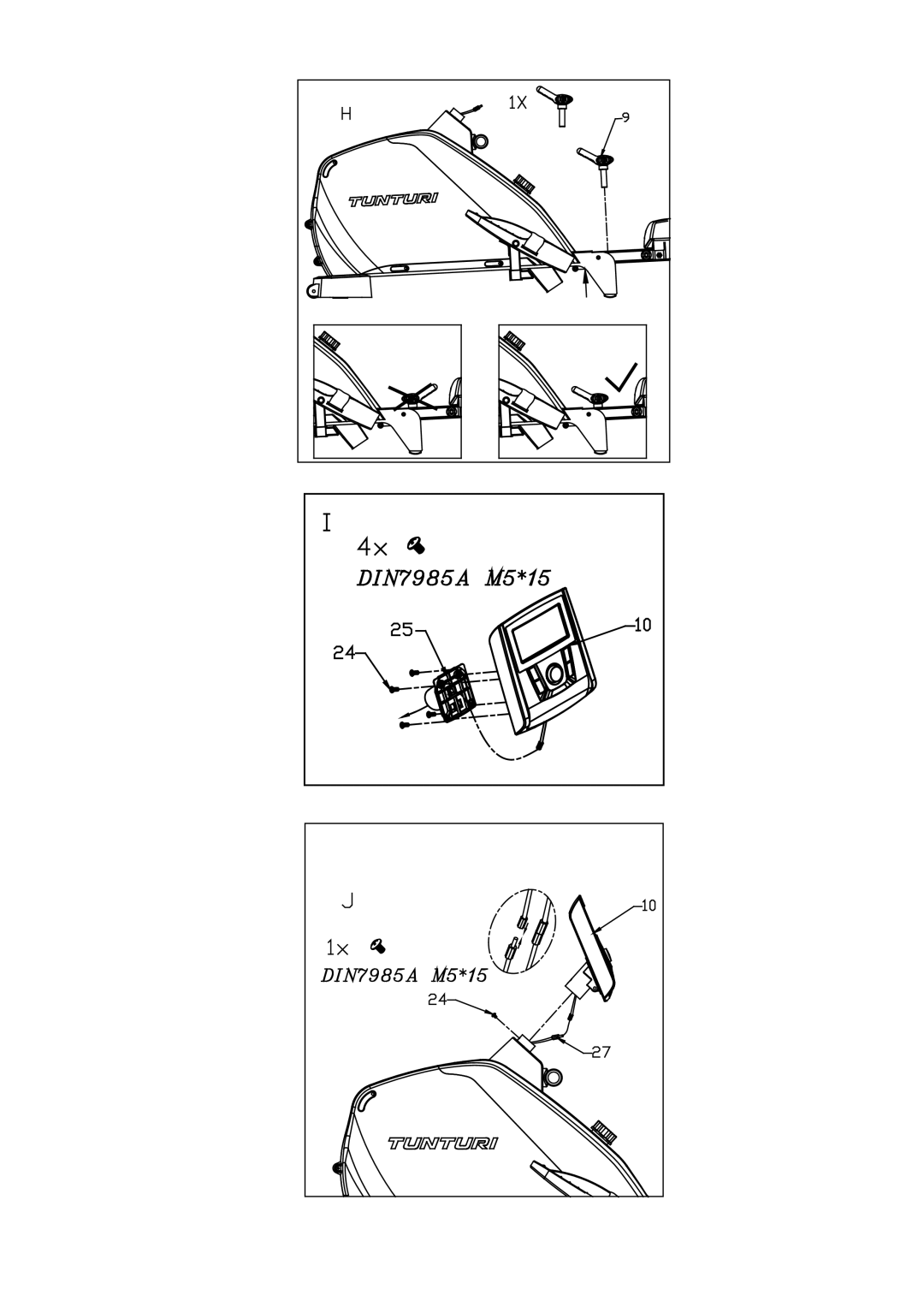 Tunturi R25 owner manual 