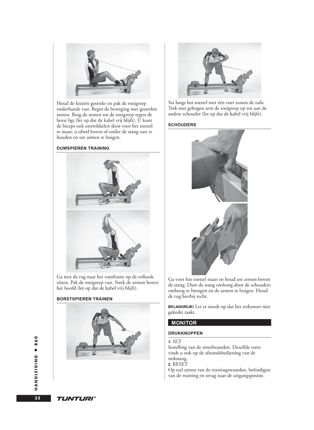 Tunturi R60 owner manual Monitor 
