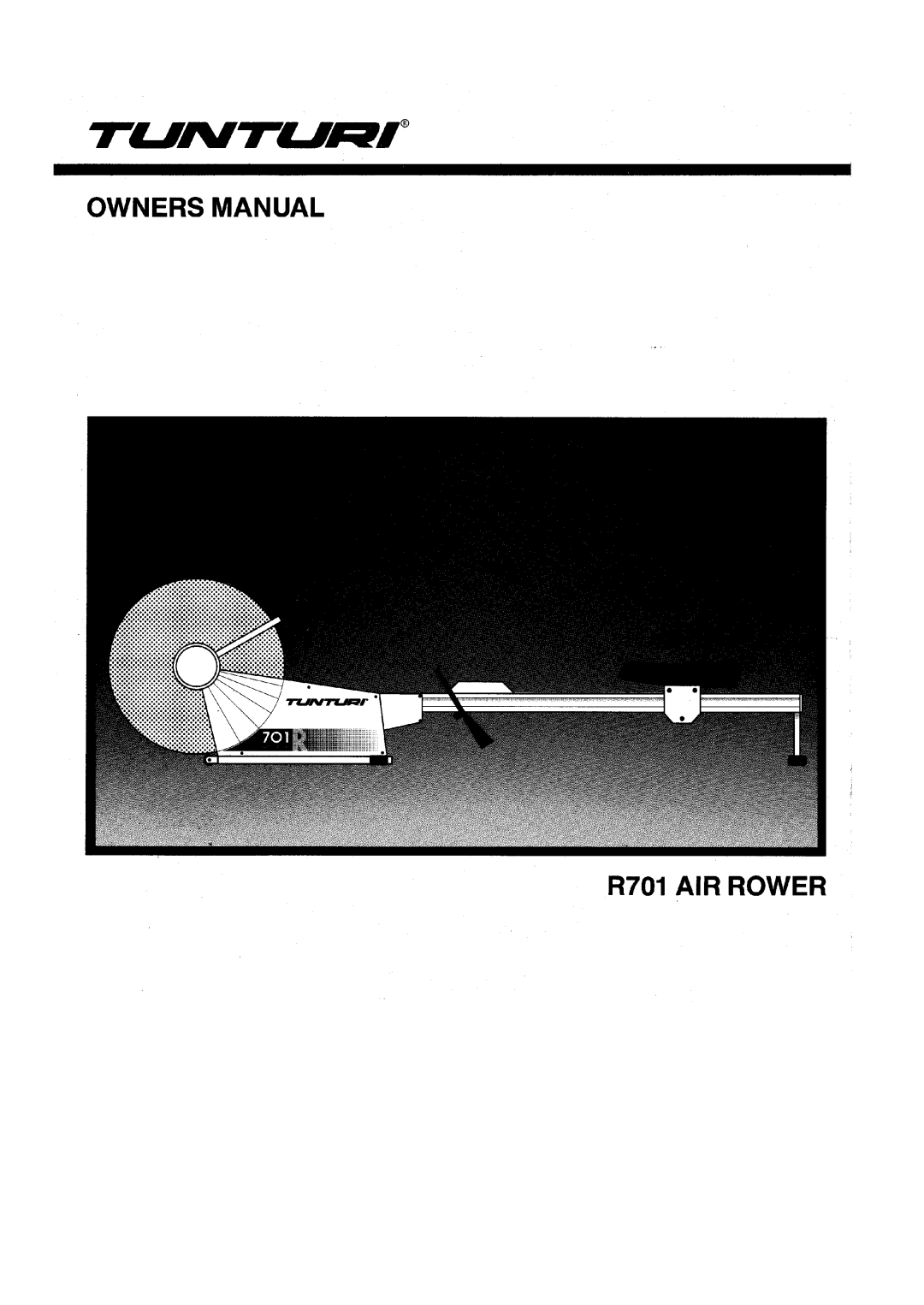 Tunturi R701 manual 