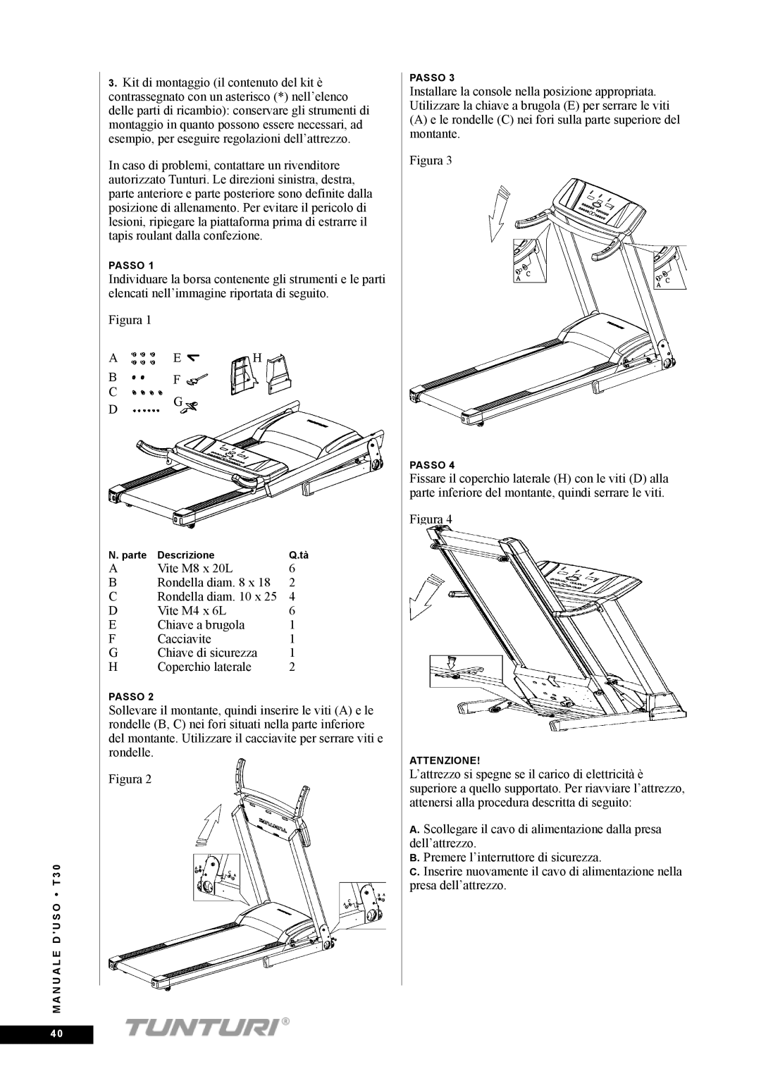 Tunturi T30 owner manual Figura 