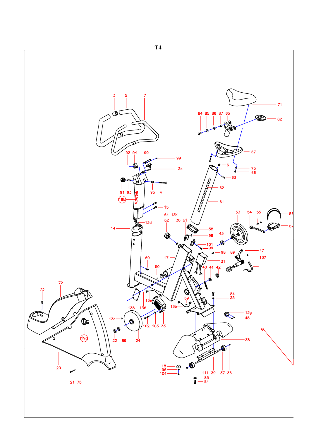 Tunturi T6, T4 owner manual 